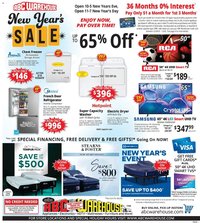 ABC Warehouse offer from 12/28/2025 Weekly Ad