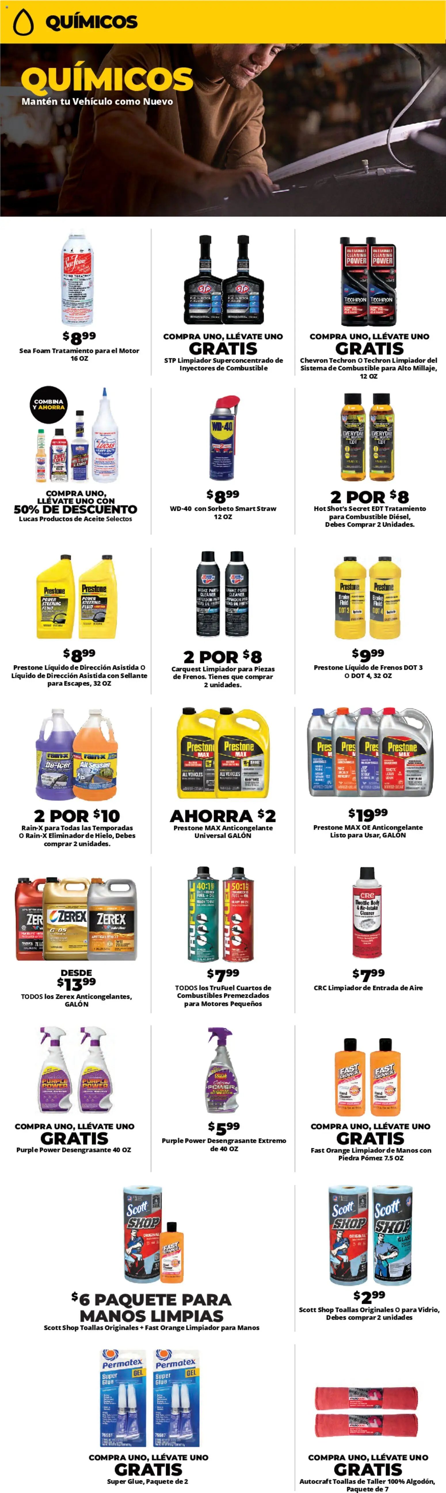Advance Auto Parts offer from 02/01/2026 Advance Auto Parts Weekly Ad - Spanish
