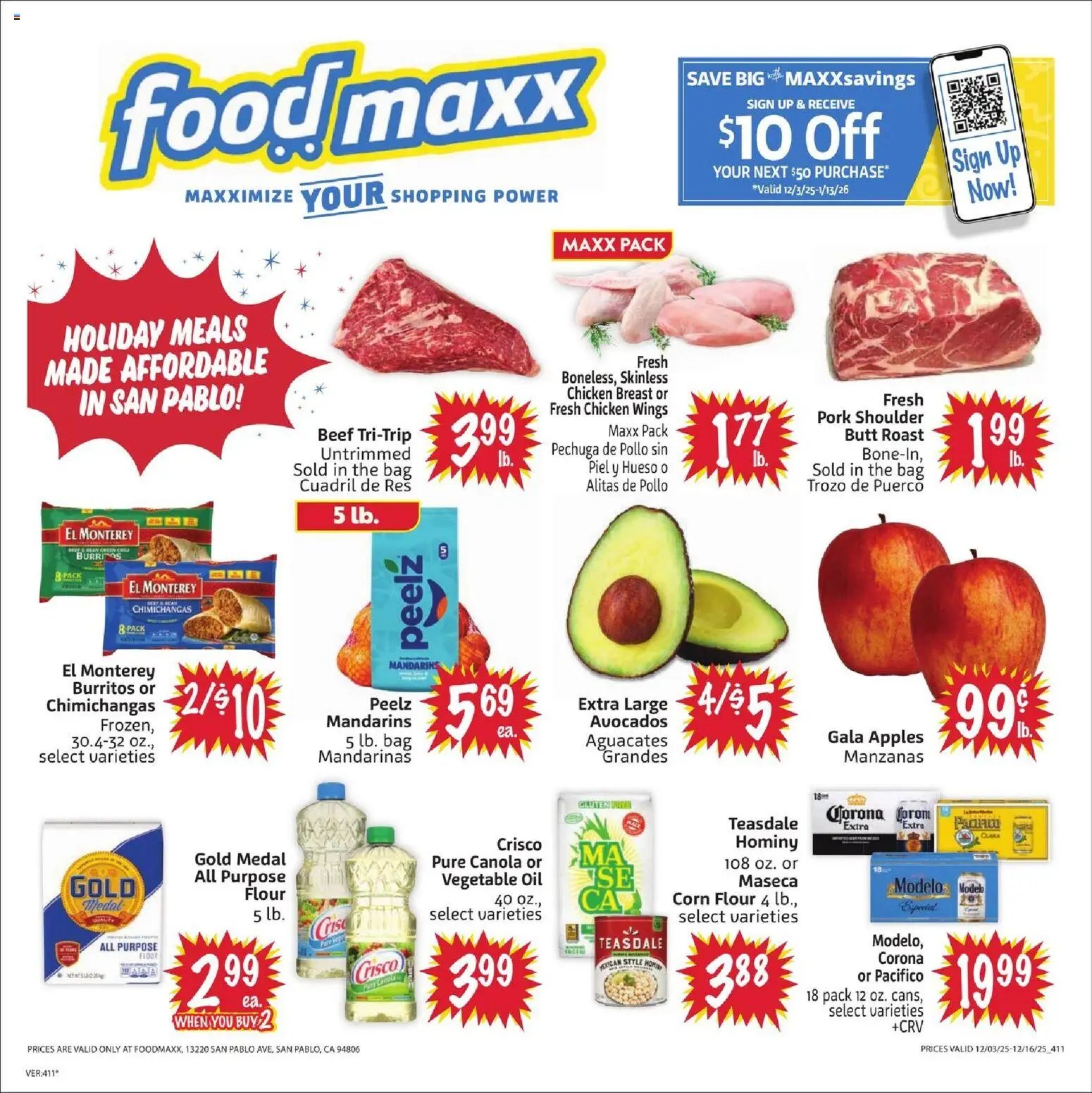 FoodMaxx offer from 12/03/2025 Weekly Ad - CA