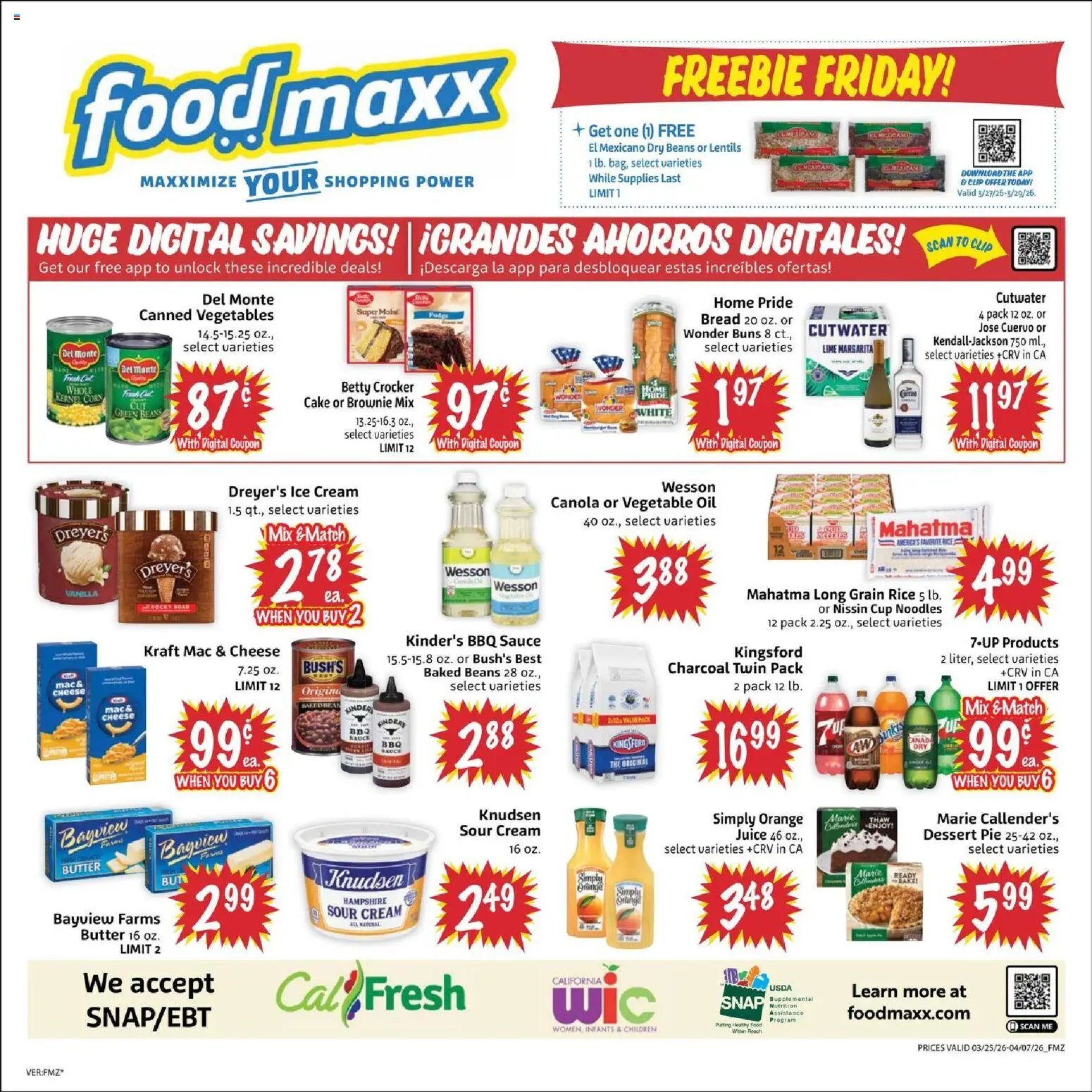 FoodMaxx offer from 03/25/2026 FoodMaxx Weekly Ad - NV