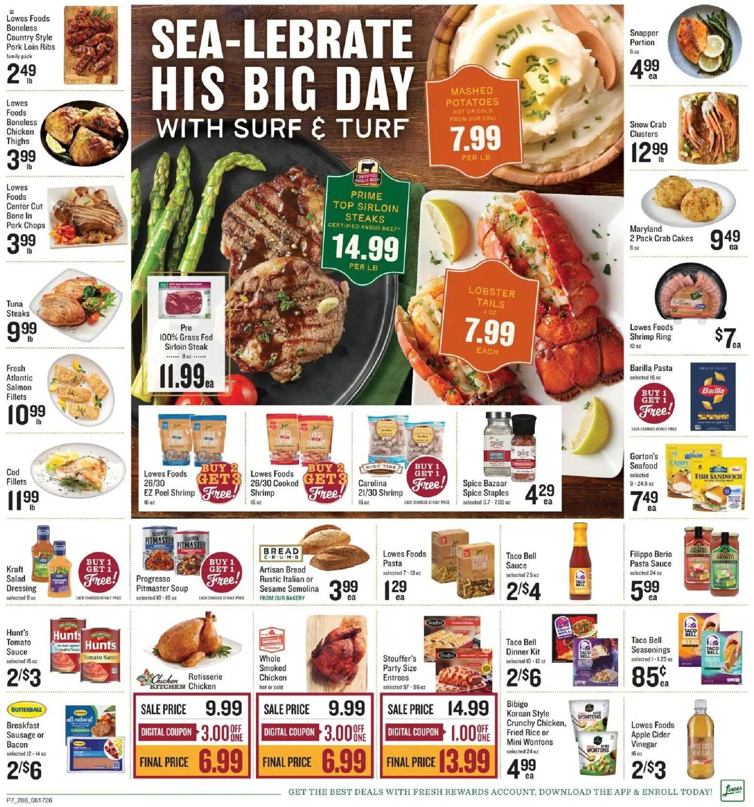 Lowes Foods offer from 06/17/2026 Lowes Foods Grand Opening