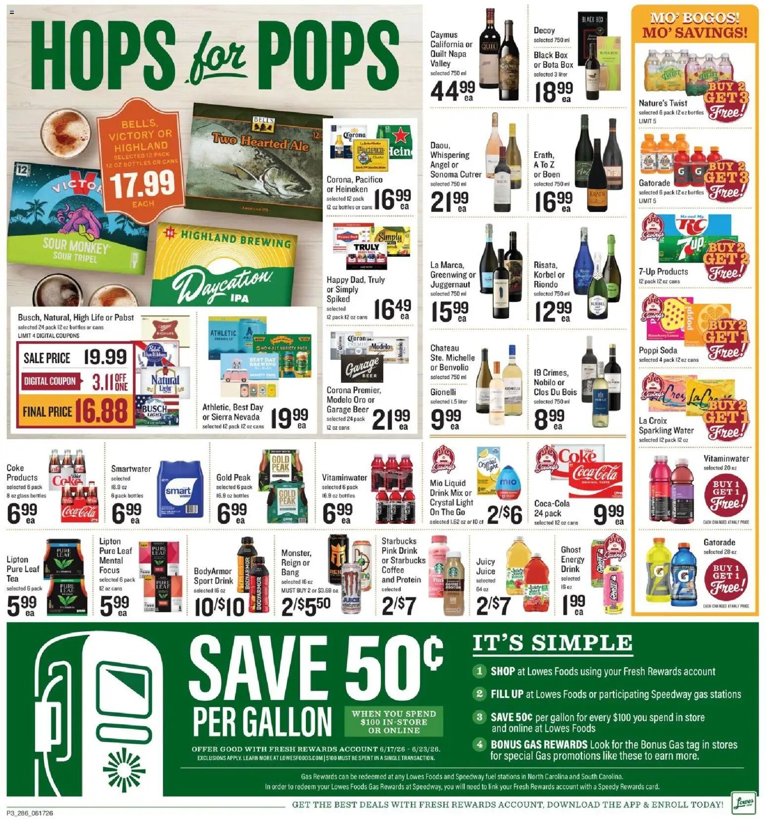 Lowes Foods offer from 06/17/2026 Lowes Foods Grand Opening