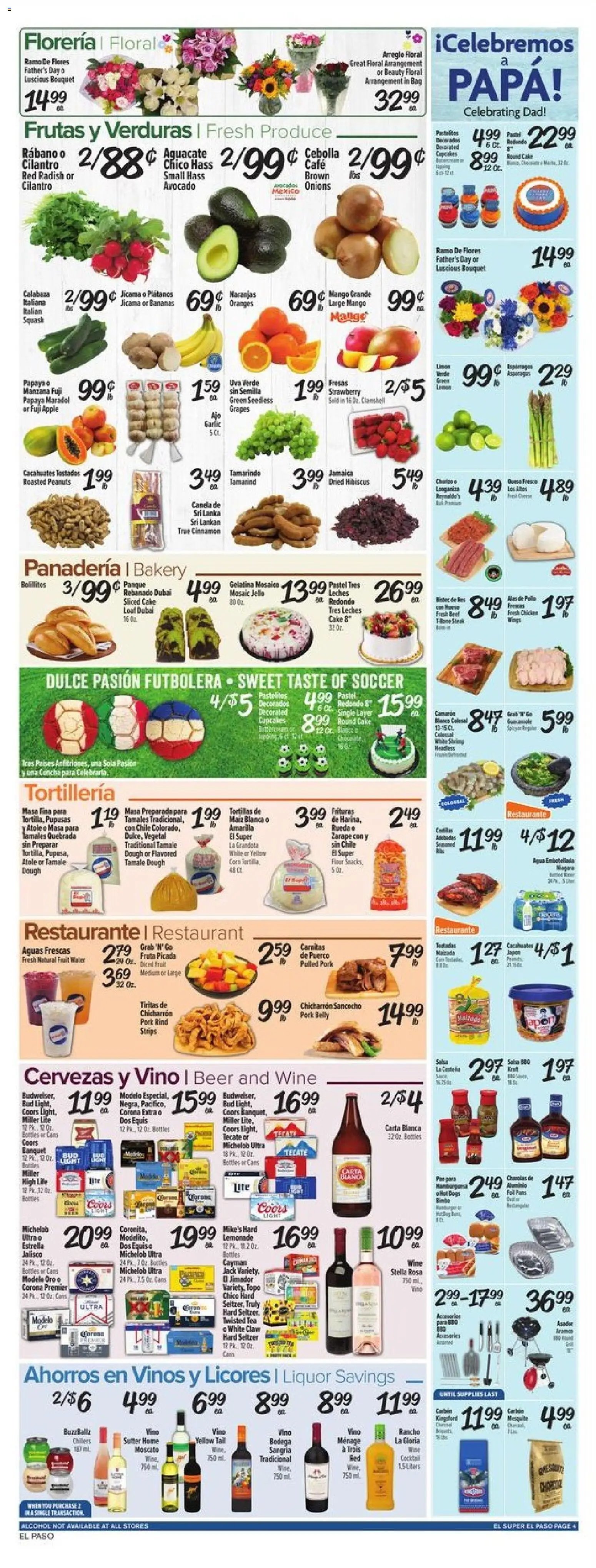 El Super offer from 06/17/2026 El Super Weekly Ad - TX
