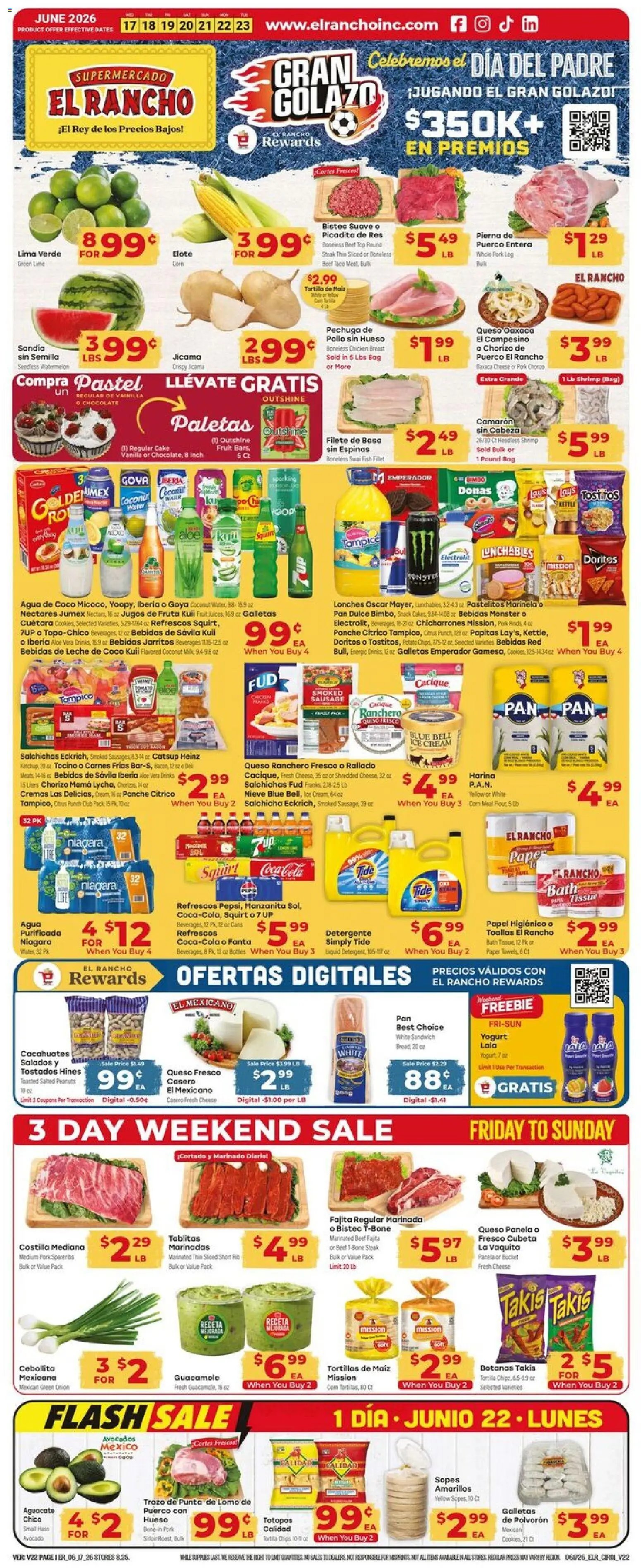 El Rancho offer from 06/17/2026 El Rancho Weekly Ad