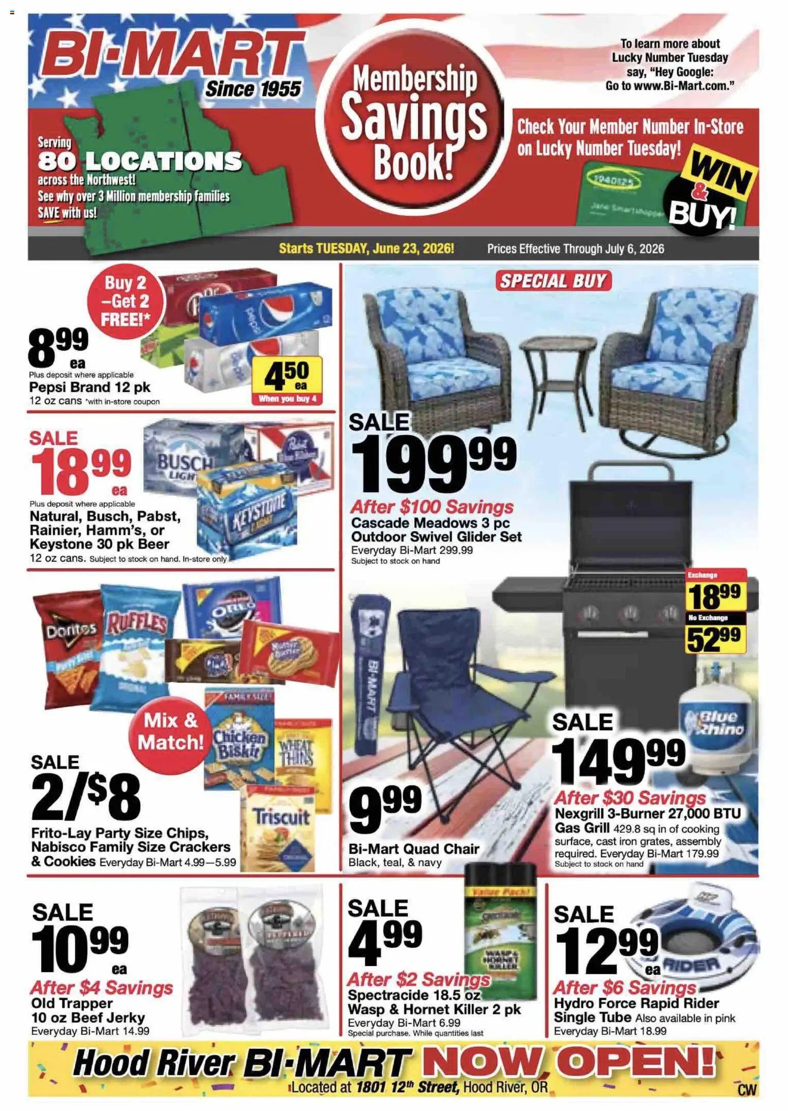 Bi-Mart offer from 06/23/2026 Bi-Mart Membership Savings Book