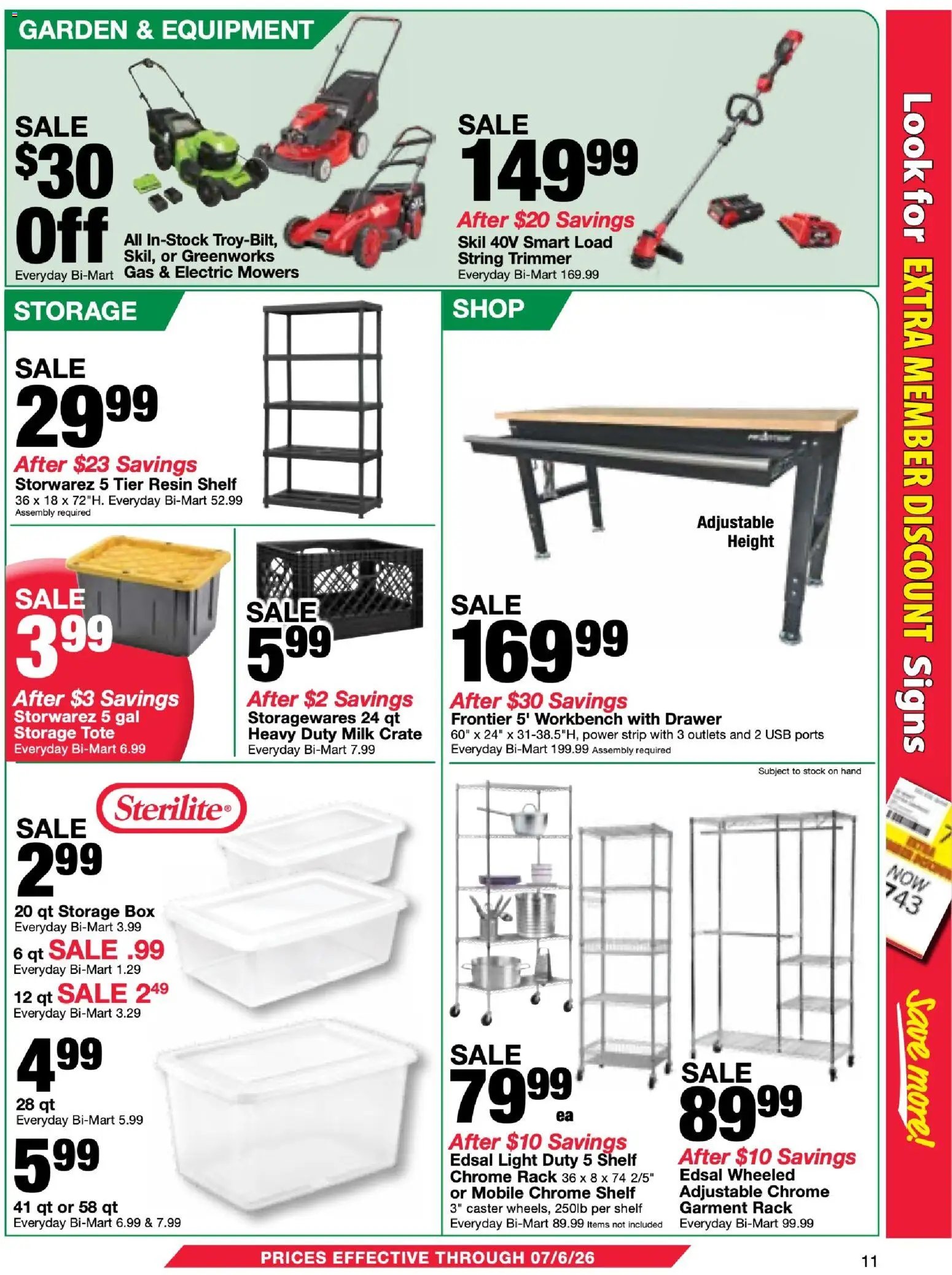 Bi-Mart offer from 06/23/2026 Bi-Mart Membership Savings Book