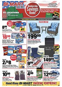 Bi-Mart offer from 06/23/2026 Bi-Mart Membership Savings Book