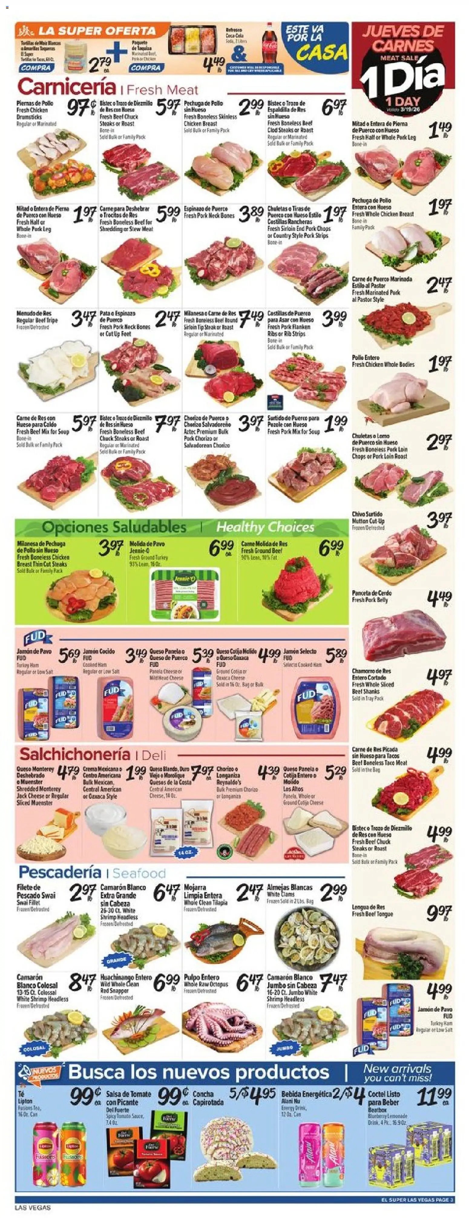 El Super offer from 03/18/2026 El Super Weekly Ad - NV