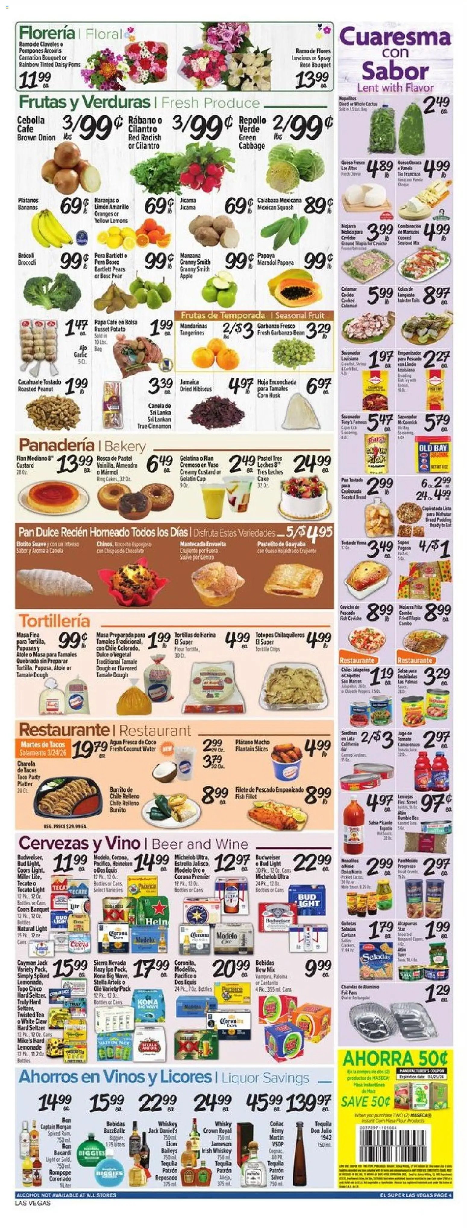 El Super offer from 03/18/2026 El Super Weekly Ad - NV