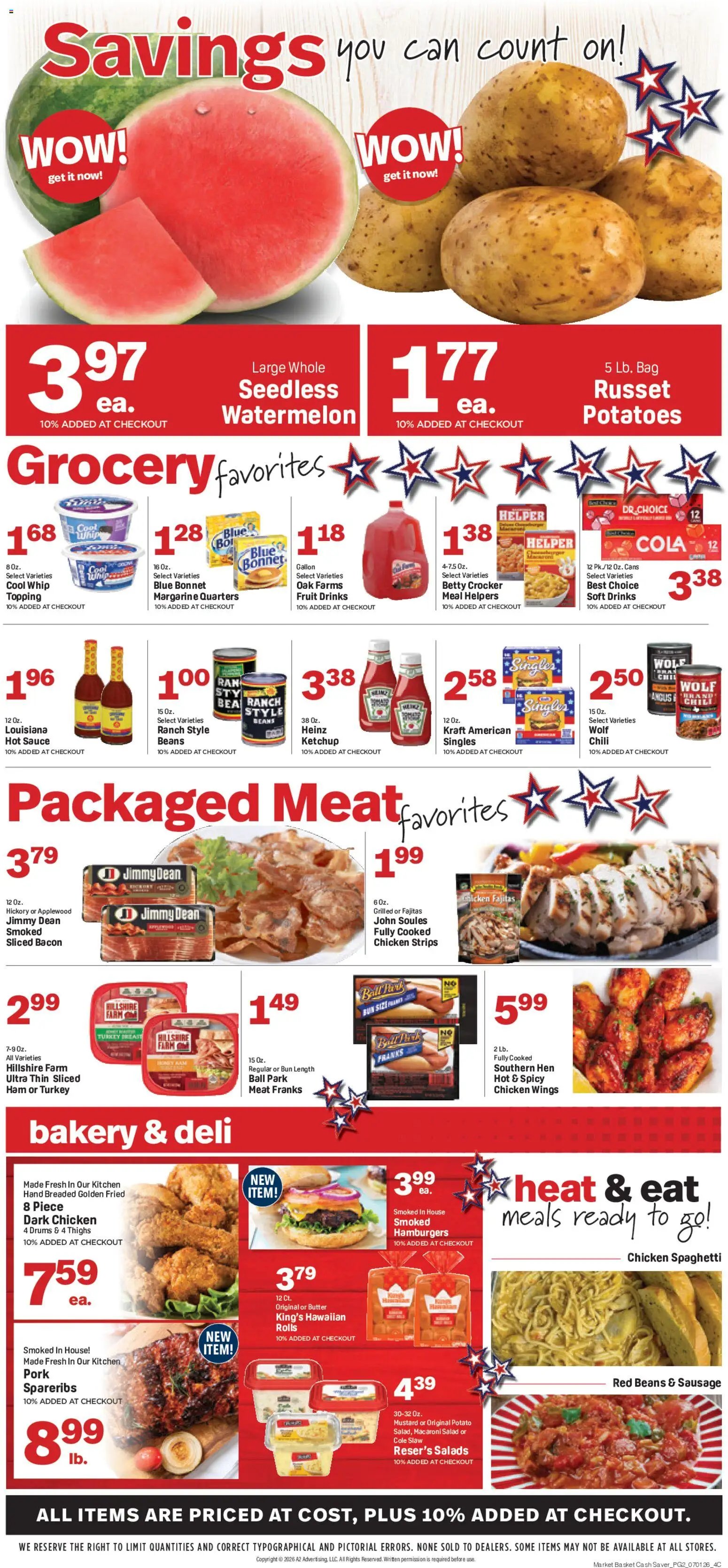 Market Basket offer from 07/01/2026 Market Basket Cash Saver