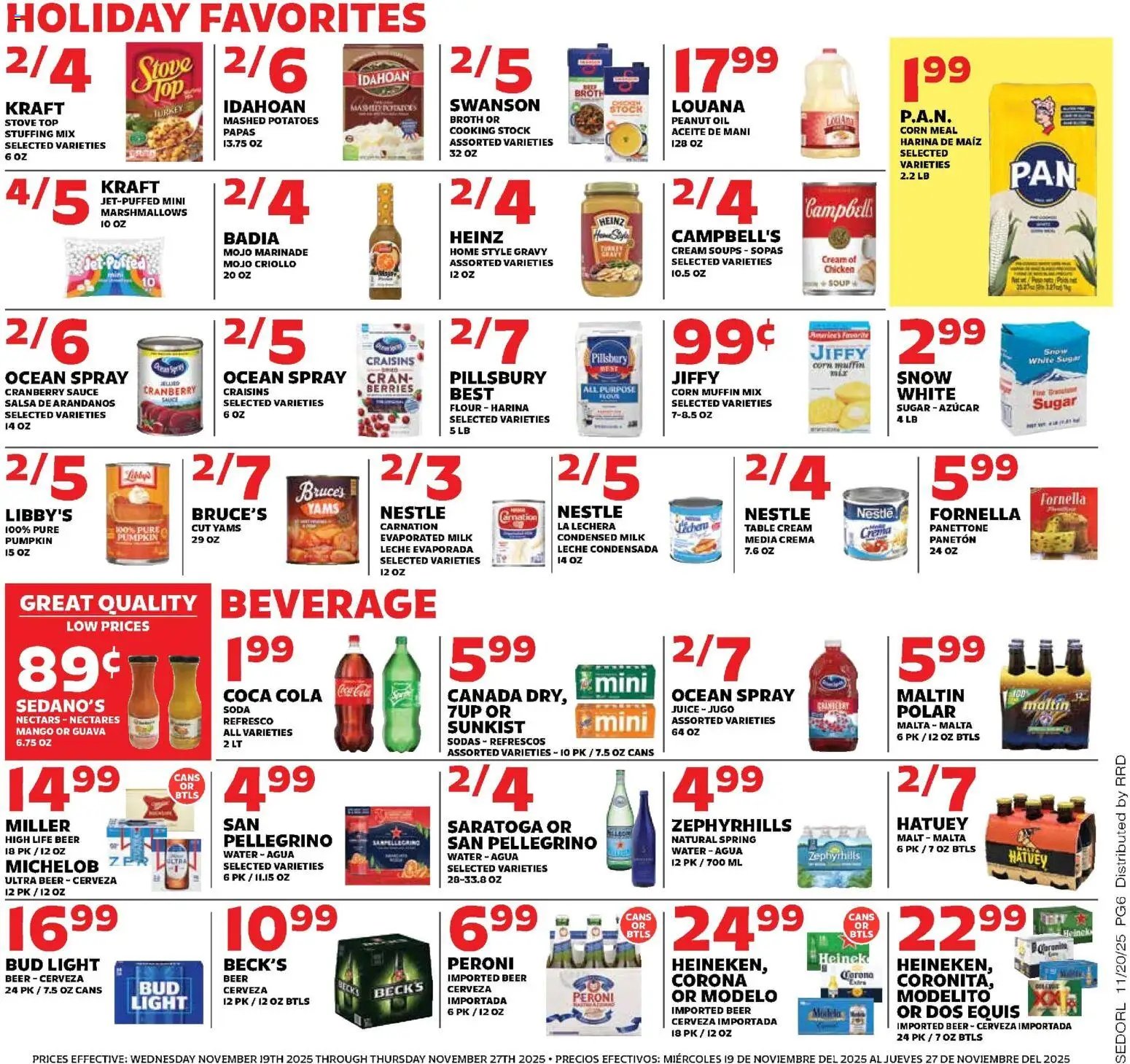Sedano's offer from 11/19/2025 Weekly Ad
