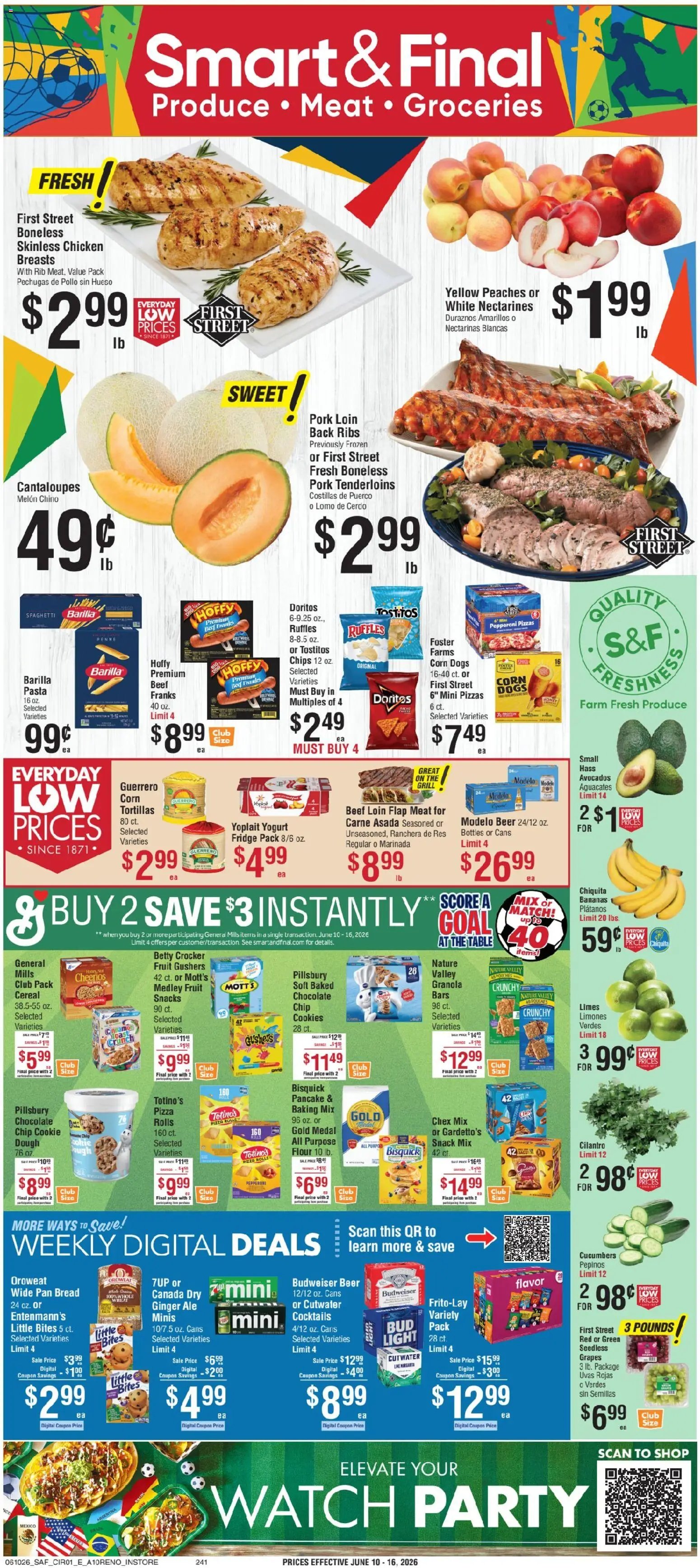 Smart & Final offer from 06/10/2026 Smart & Final Weekly Ad