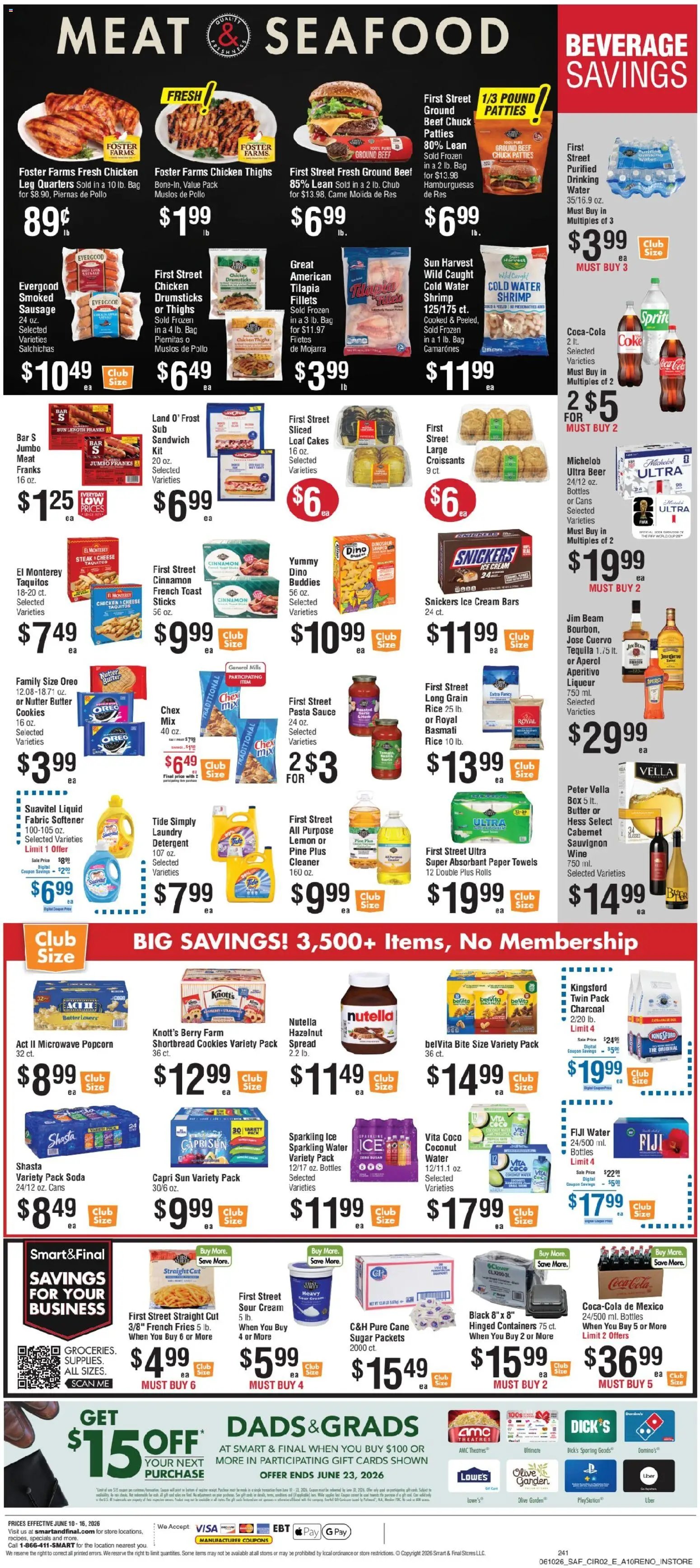 Smart & Final offer from 06/10/2026 Smart & Final Weekly Ad
