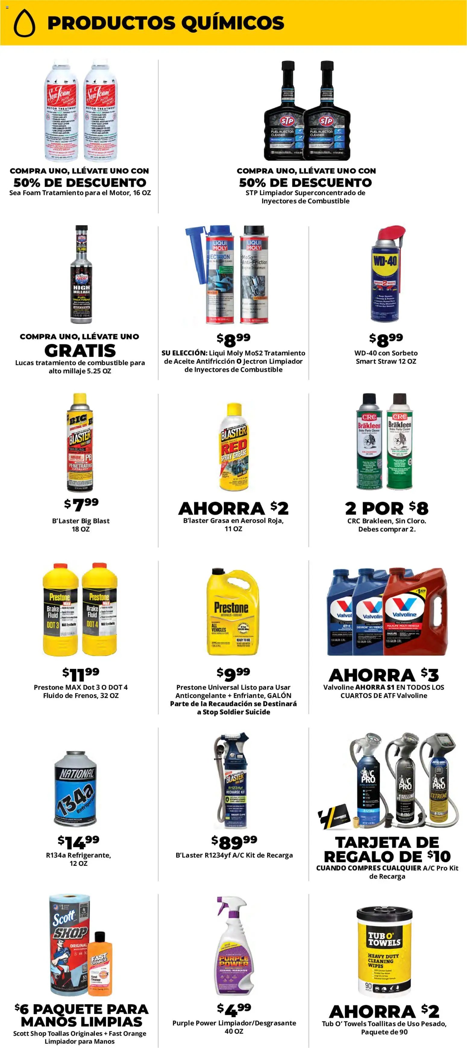Advance Auto Parts offer from 05/24/2026 Advance Auto Parts Sales Ad - Spanish