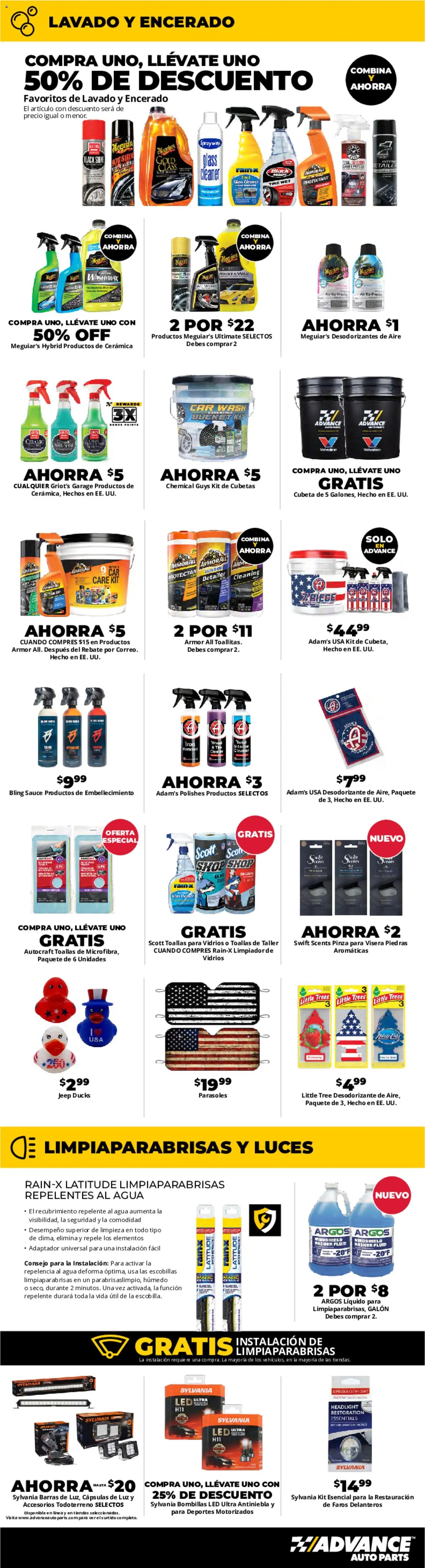 Advance Auto Parts offer from 05/24/2026 Advance Auto Parts Sales Ad - Spanish