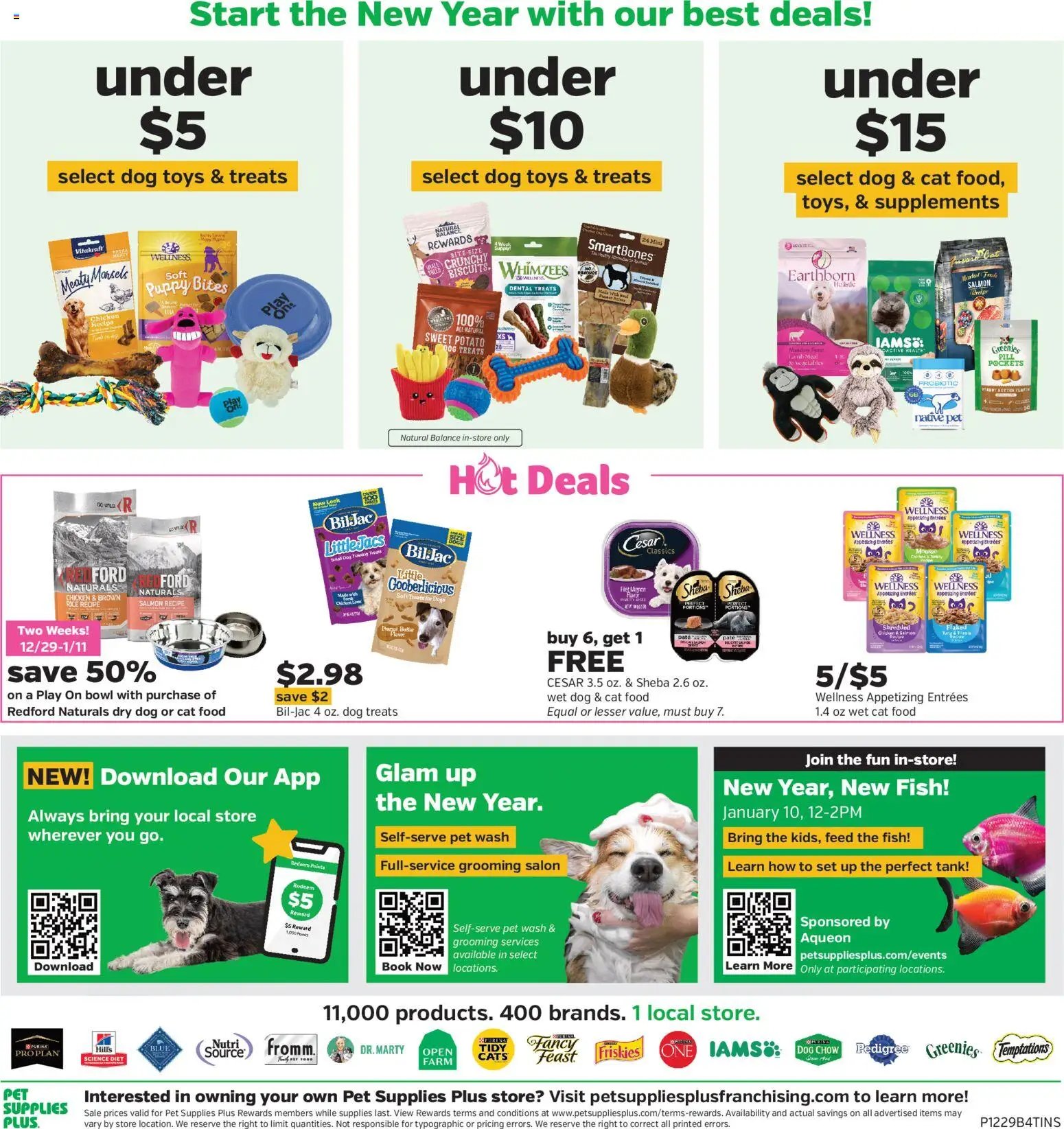Pet Supplies Plus offer from 12/29/2025 Weekly Ad