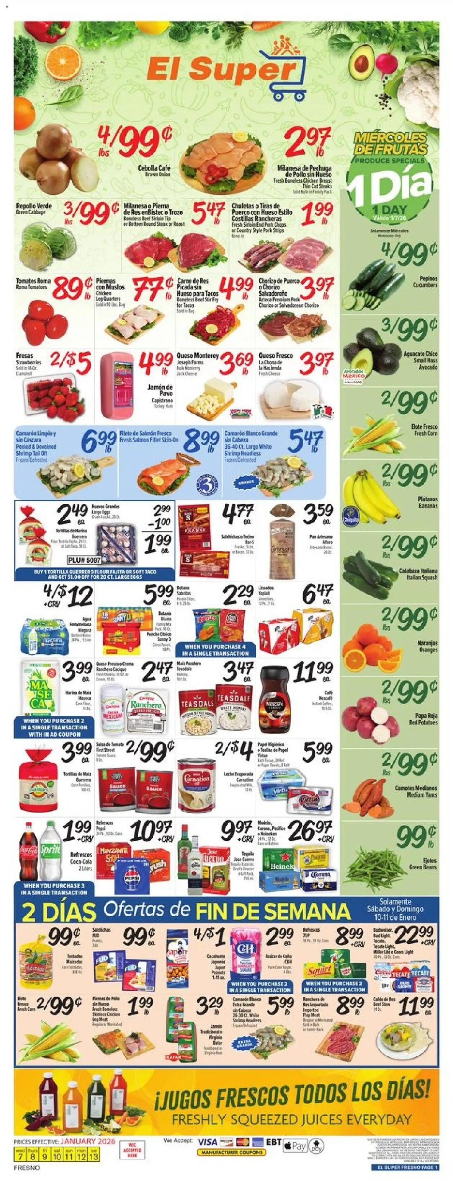 El Super offer from 01/07/2026 Weekly Ad