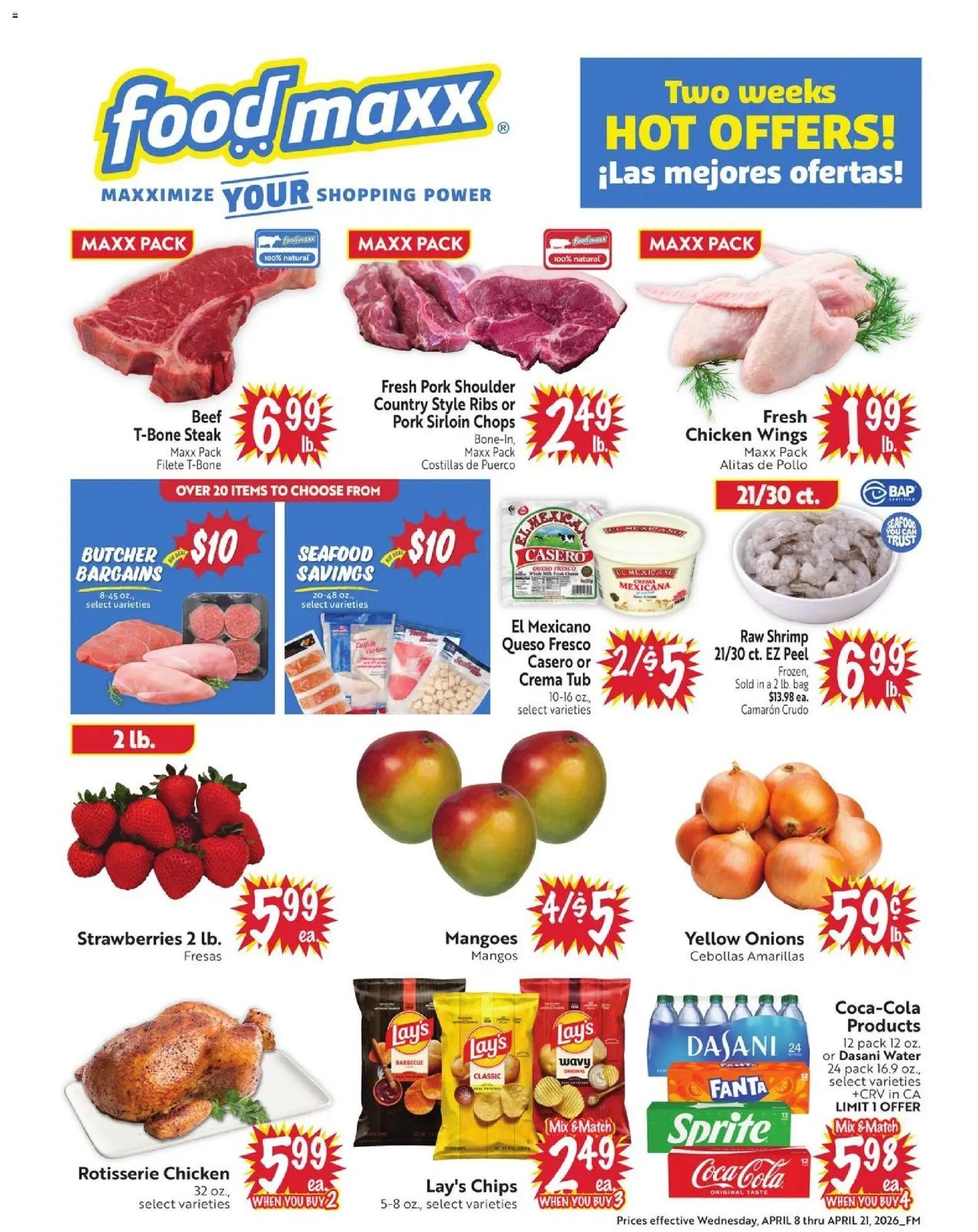 FoodMaxx offer from 04/08/2026 FoodMaxx Weekly Ad - NV