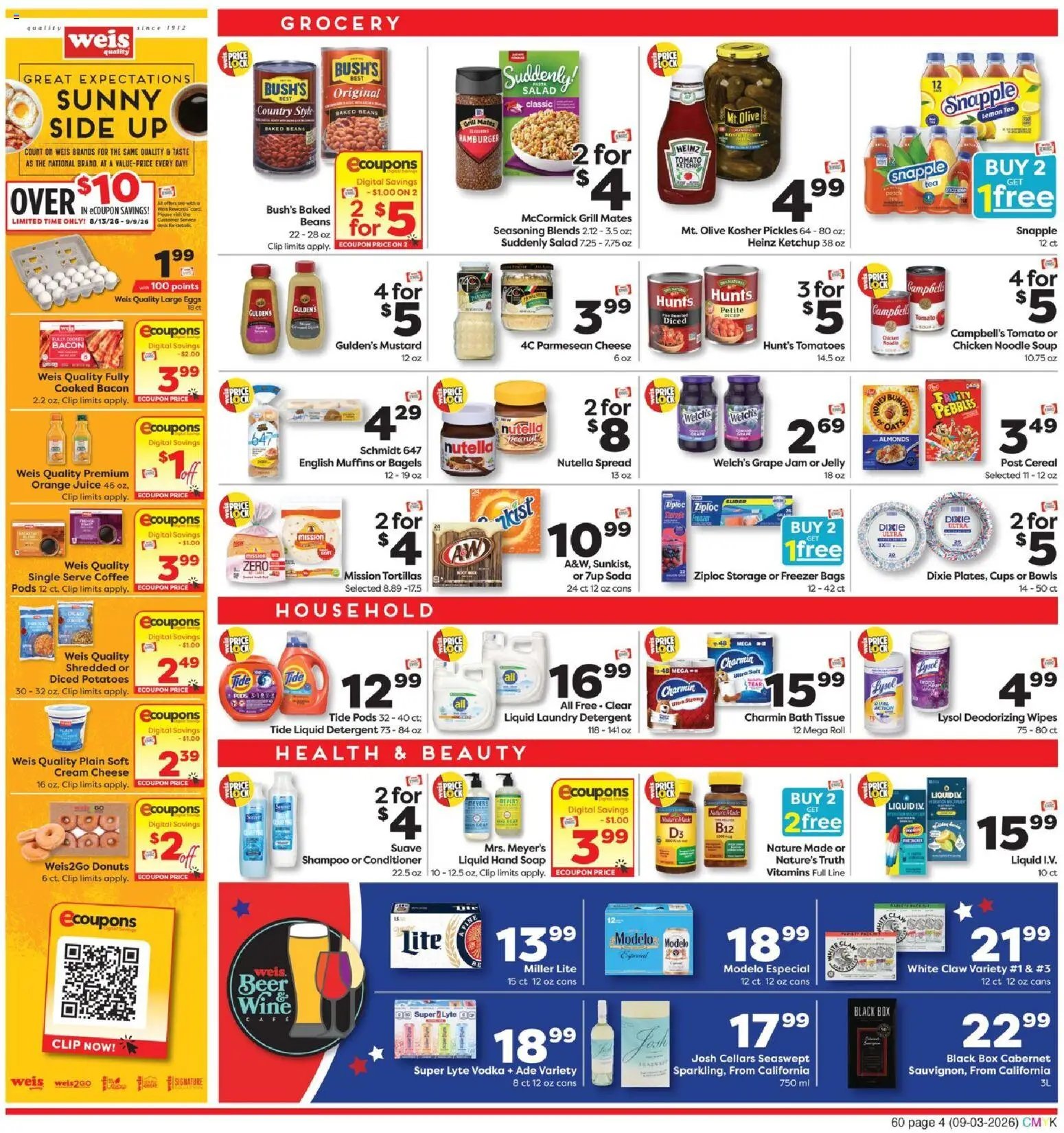 Weis offer from 09/03/2026 Weis Weekly Circular - PA