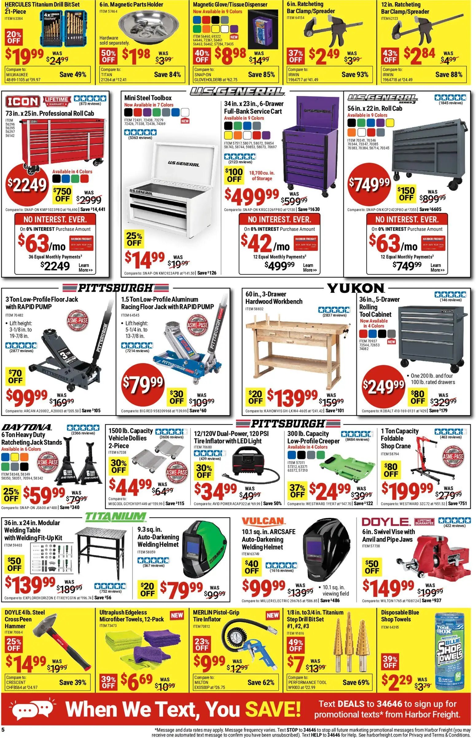 Harbor Freight offer from 10/05/2026 Harbor Freight Weekly Ad