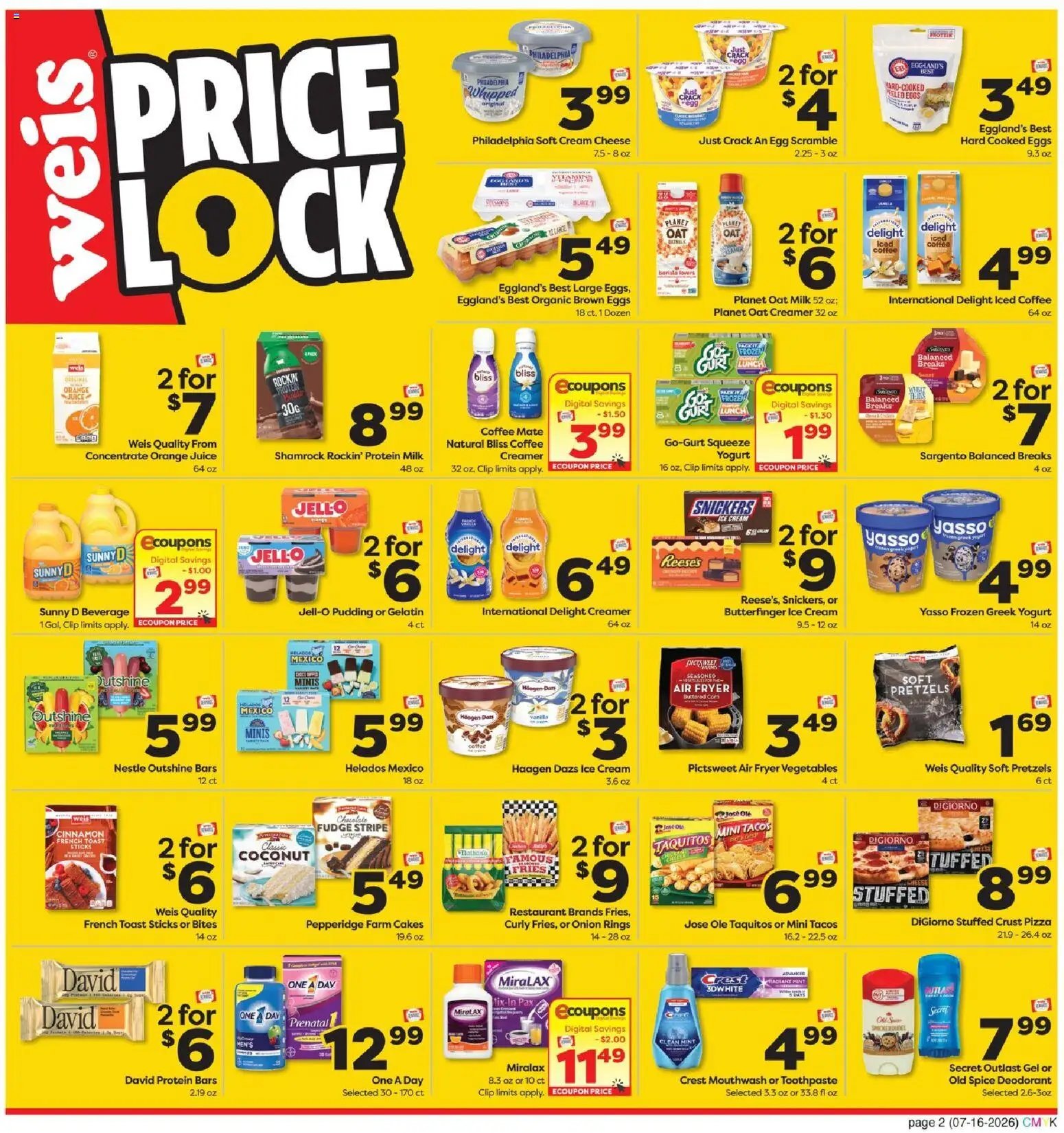 Weis offer from 07/16/2026 Weis Monthly Ad