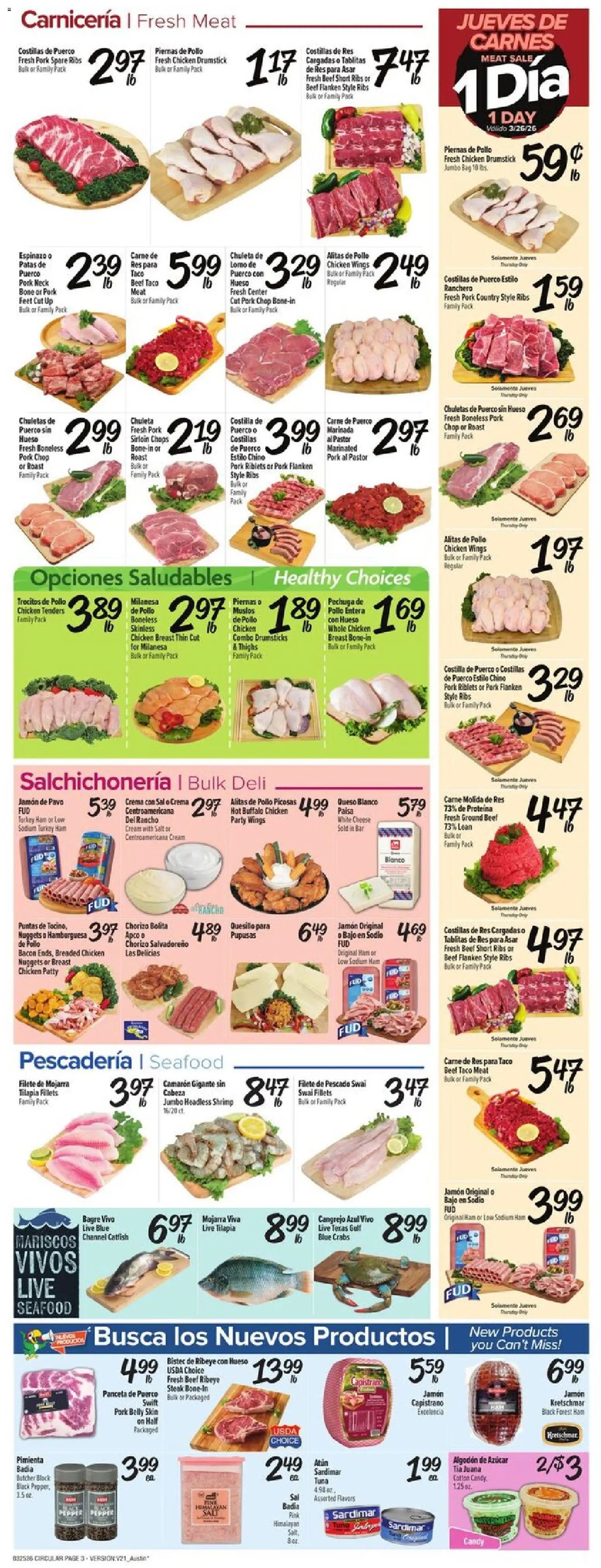 Fiesta Mart offer from 03/25/2026 Fiesta Mart Weekly Ad