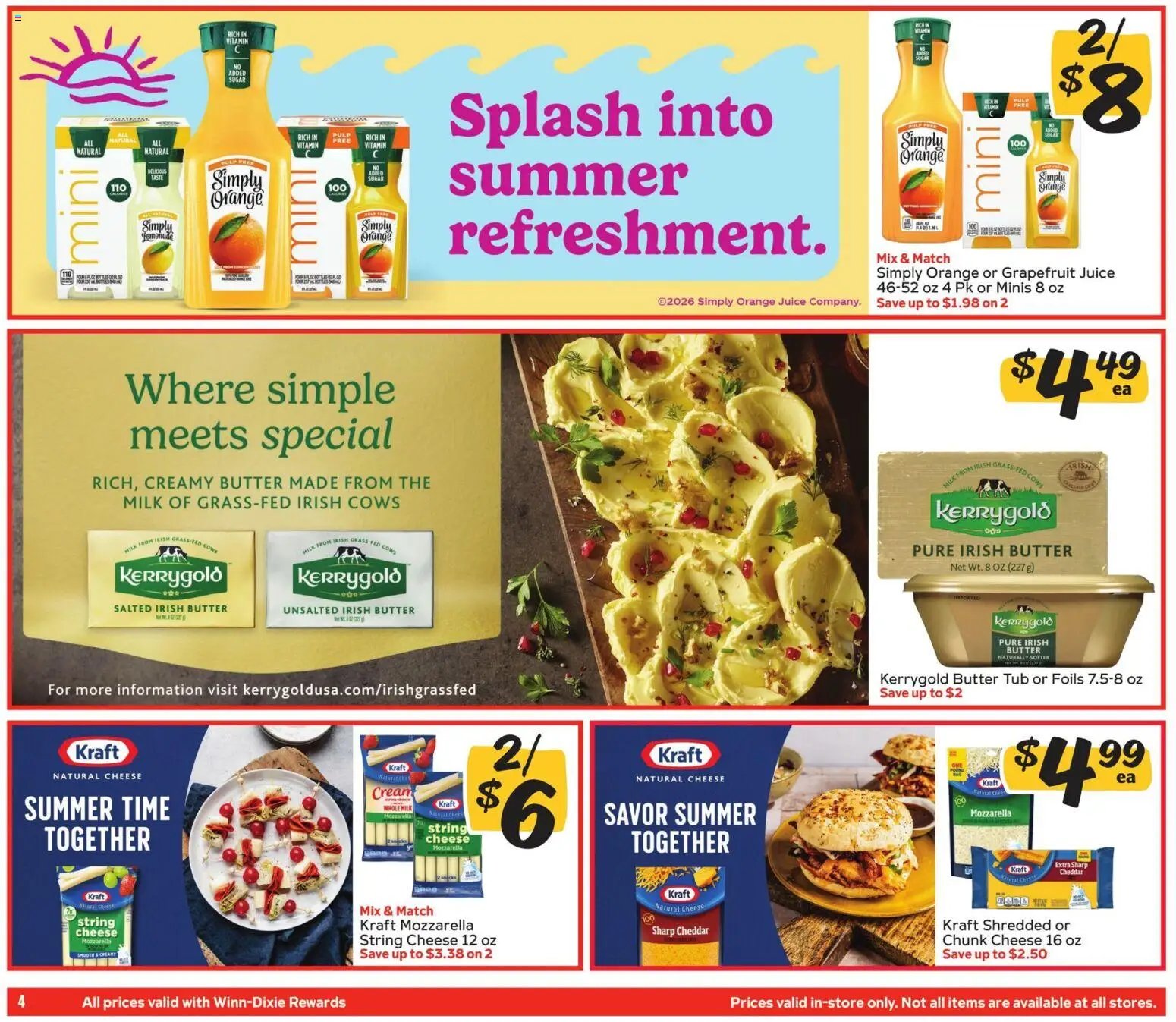 Winn Dixie offer from 06/10/2026 Winn Dixie In-Store Flyer