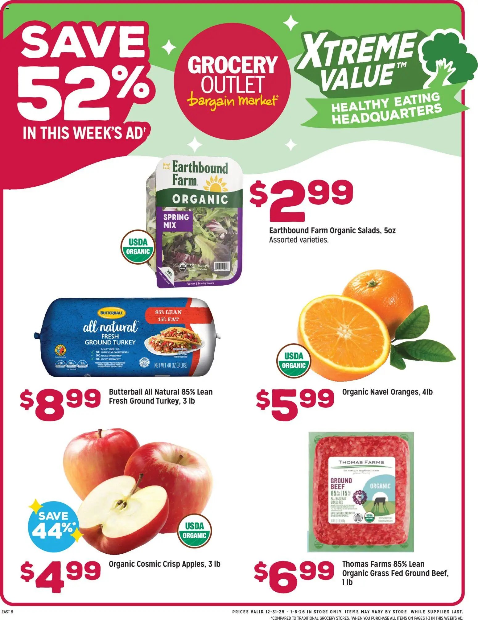 Grocery Outlet offer from 12/31/2025 Weekly Ad - PA