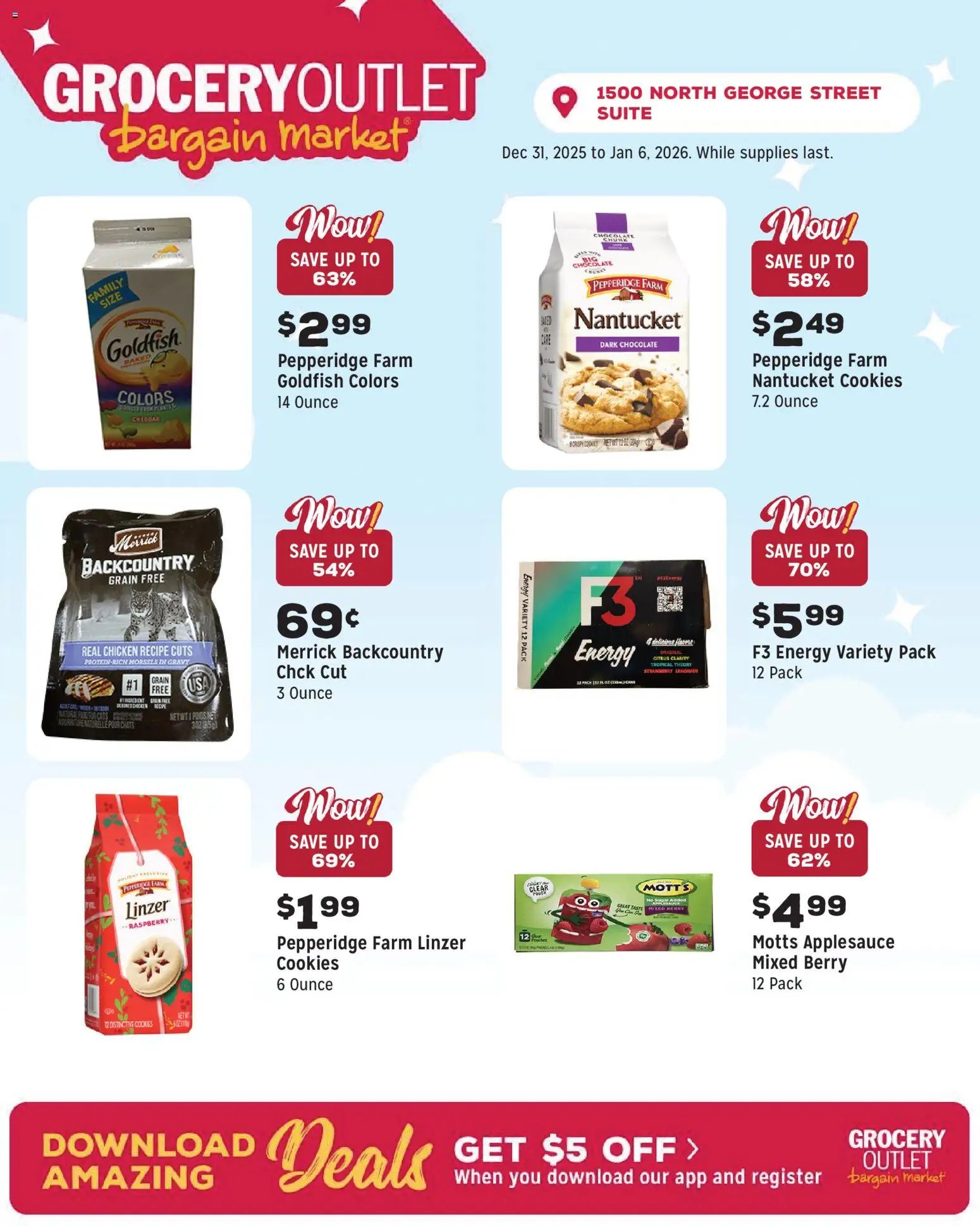 Grocery Outlet offer from 12/31/2025 Weekly Ad - PA