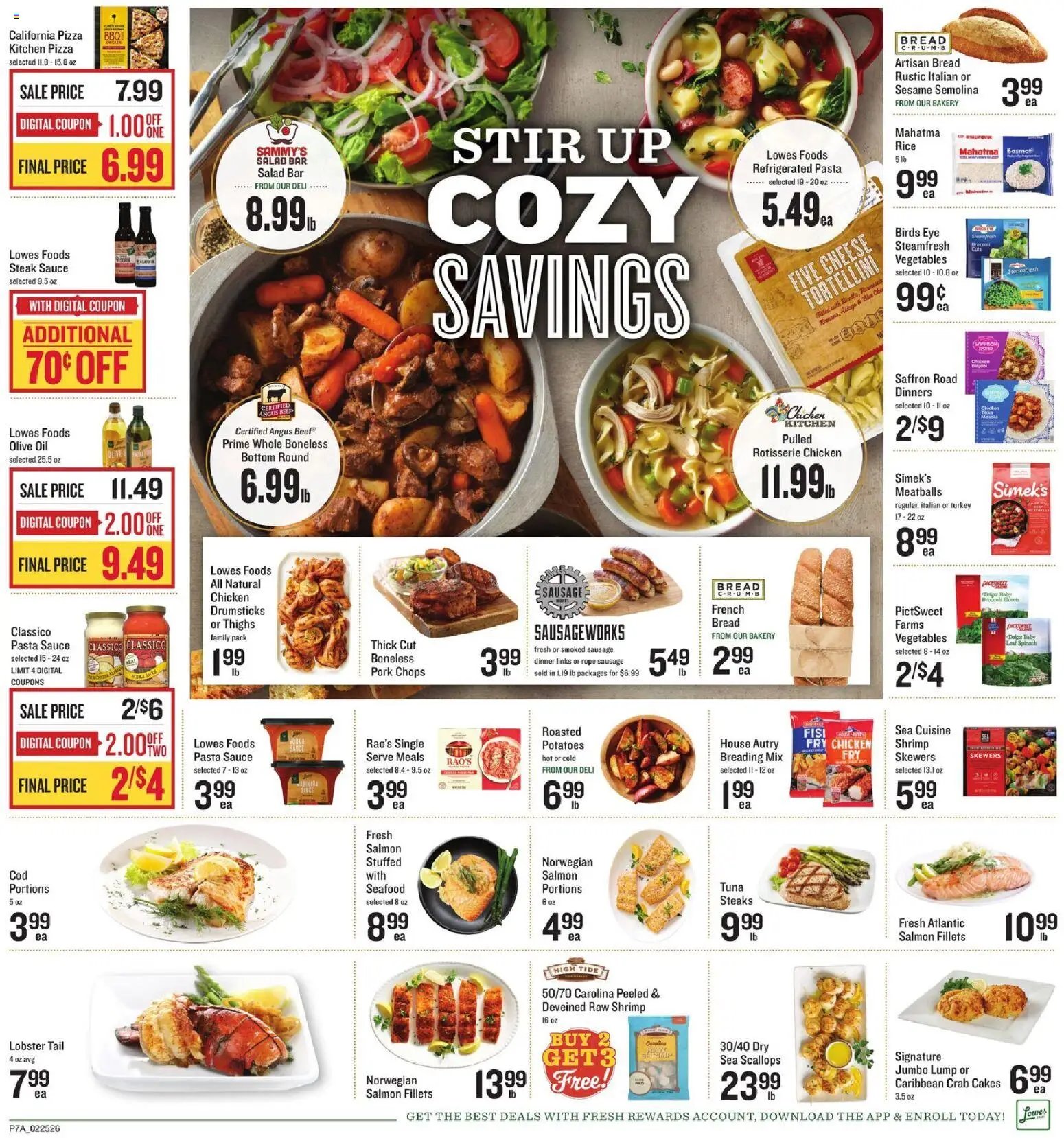 Lowes Foods offer from 02/25/2026 Weekly Ad
