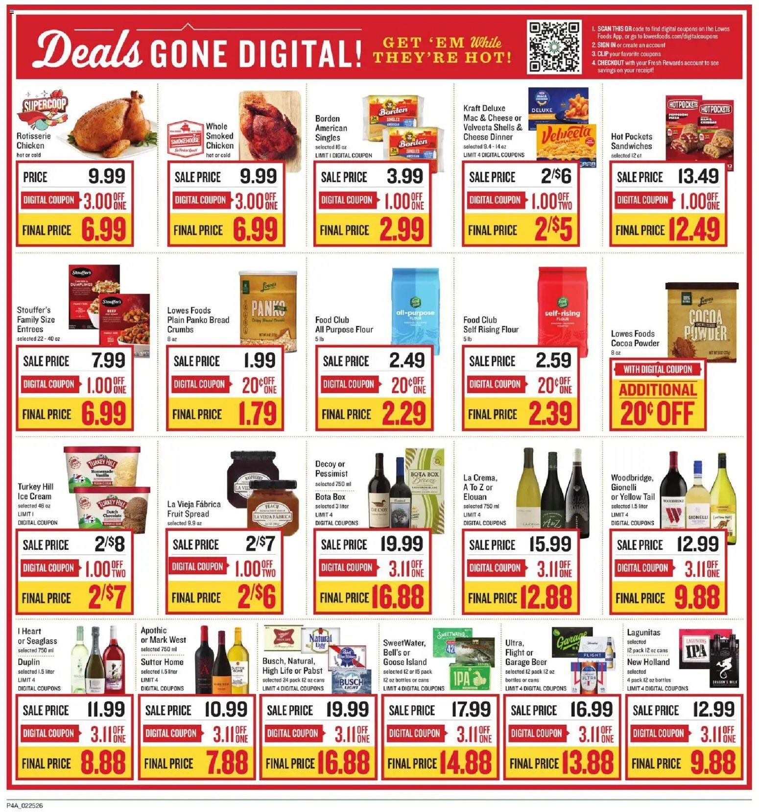 Lowes Foods offer from 02/25/2026 Weekly Ad