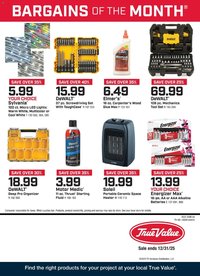 True Value offer from 12/01/2025 December Bargains of the Month