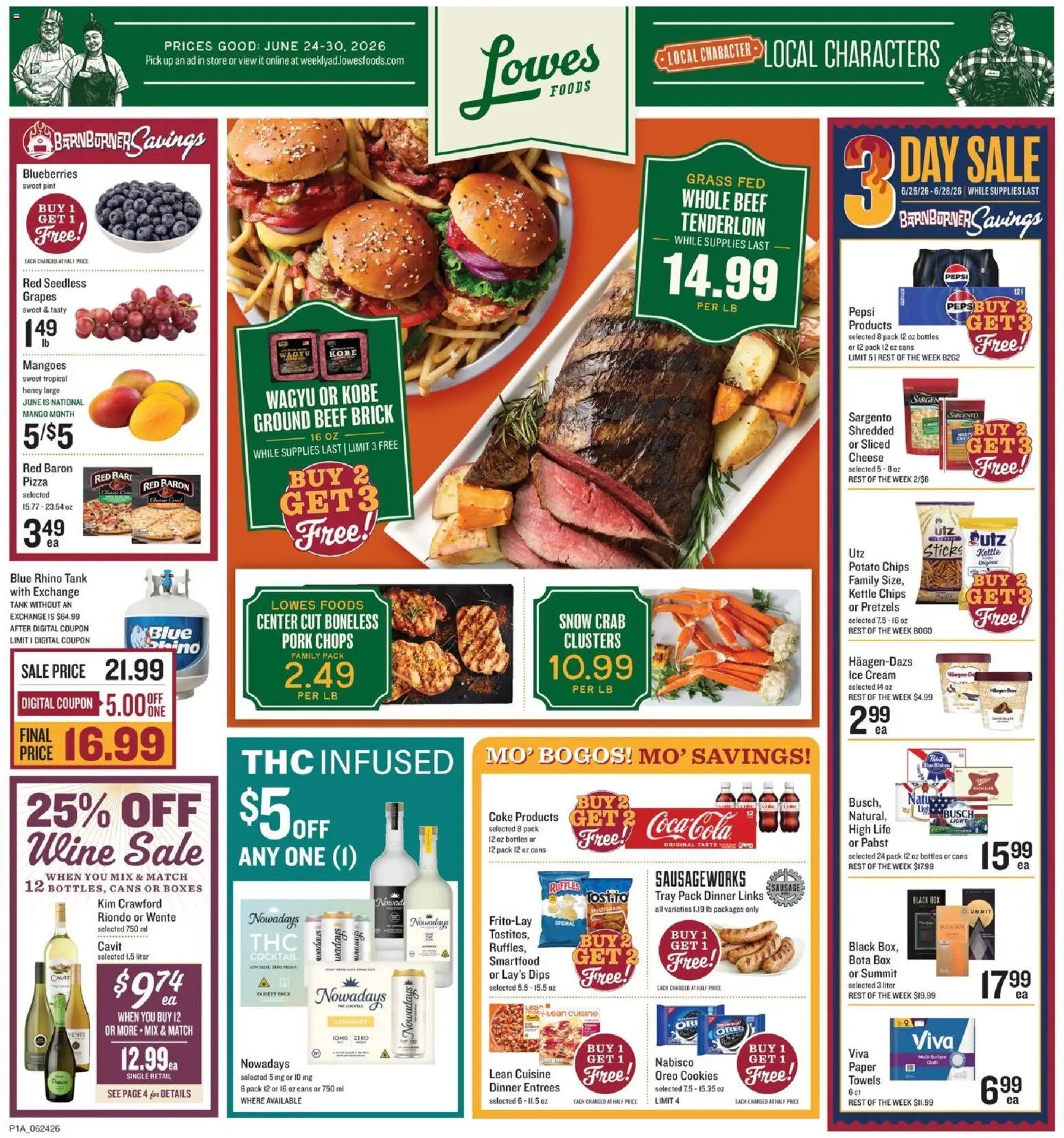 Lowes Foods offer from 06/24/2026 Lowes Foods Weekly Ad