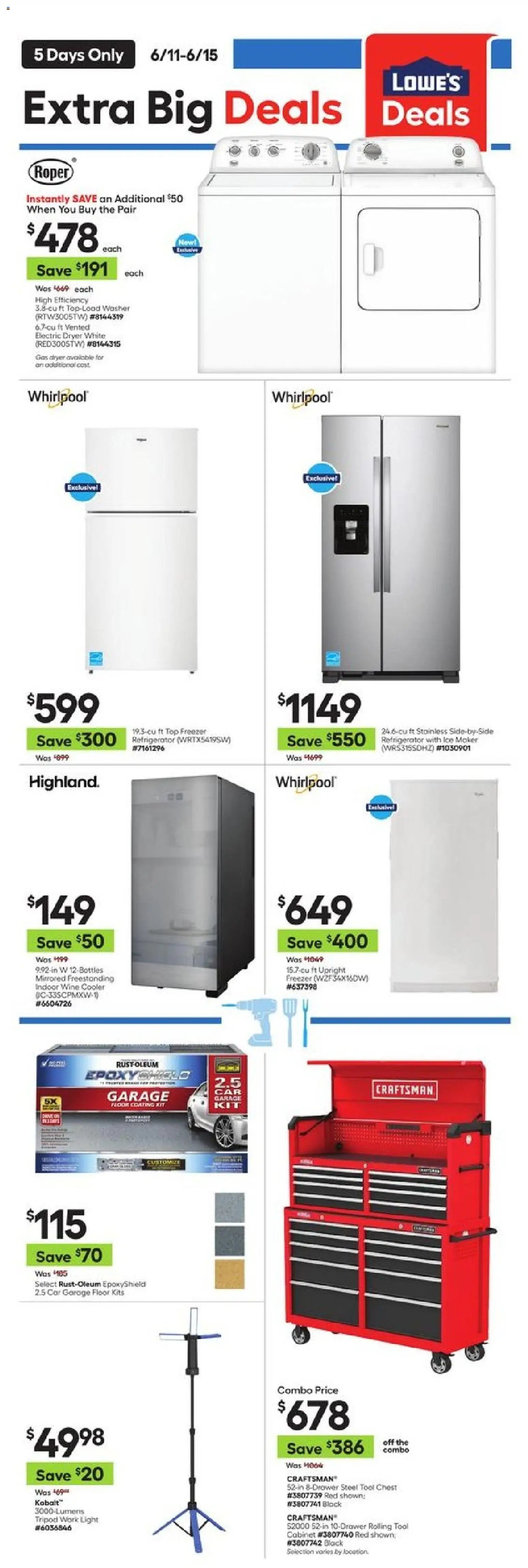 Lowe's offer from 06/11/2026 Lowe's Weekly Ad