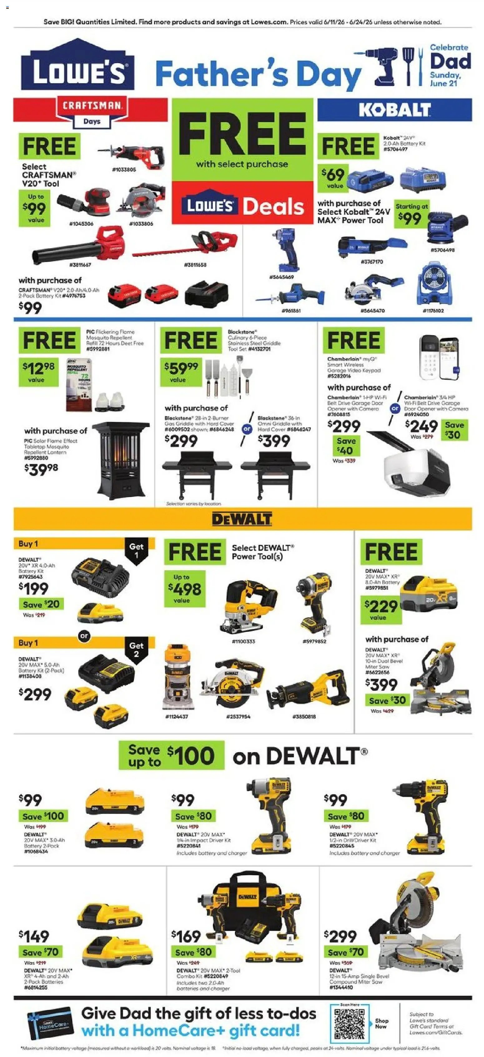 Lowe's offer from 06/11/2026 Lowe's Weekly Ad