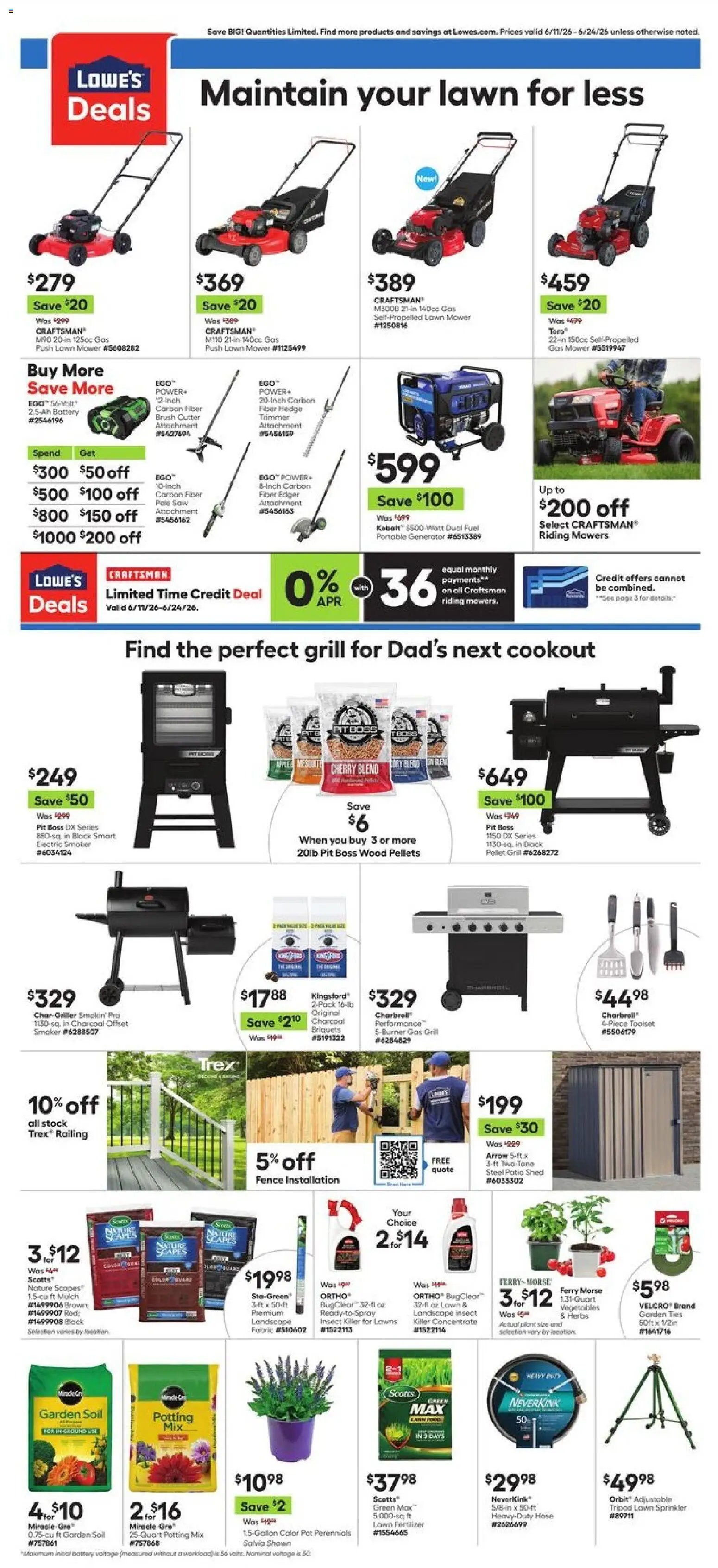 Lowe's offer from 06/11/2026 Lowe's Weekly Ad