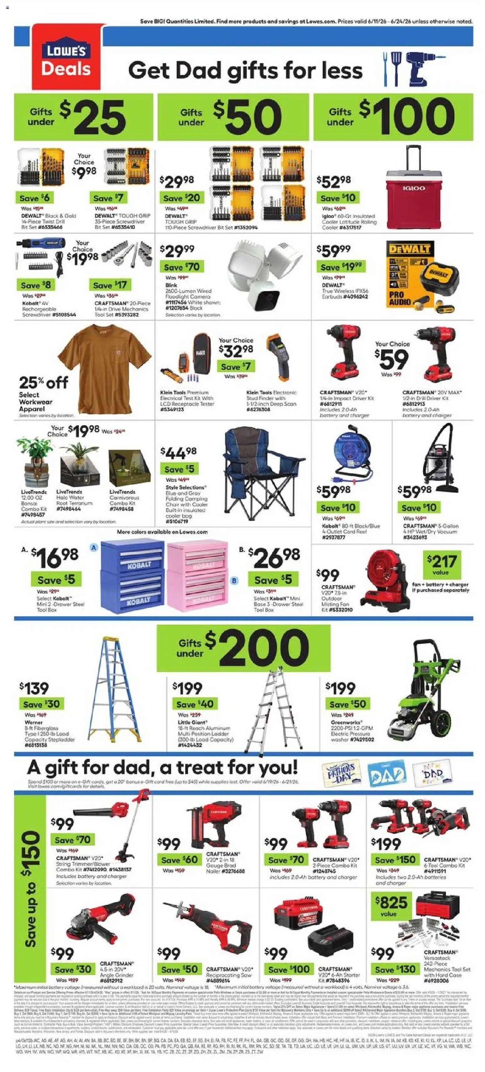 Lowe's offer from 06/11/2026 Lowe's Weekly Ad