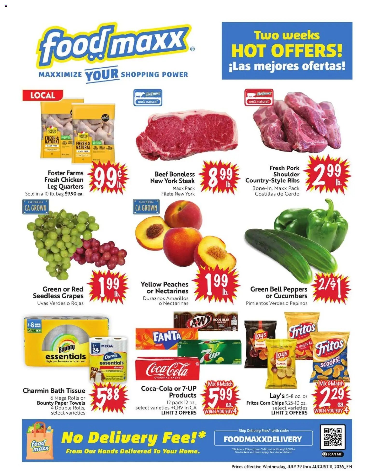 FoodMaxx offer from 07/29/2026 FoodMaxx Weekly Ad