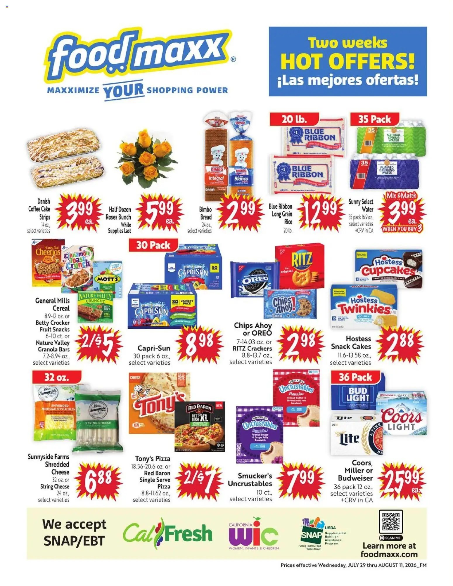 FoodMaxx offer from 07/29/2026 FoodMaxx Weekly Ad