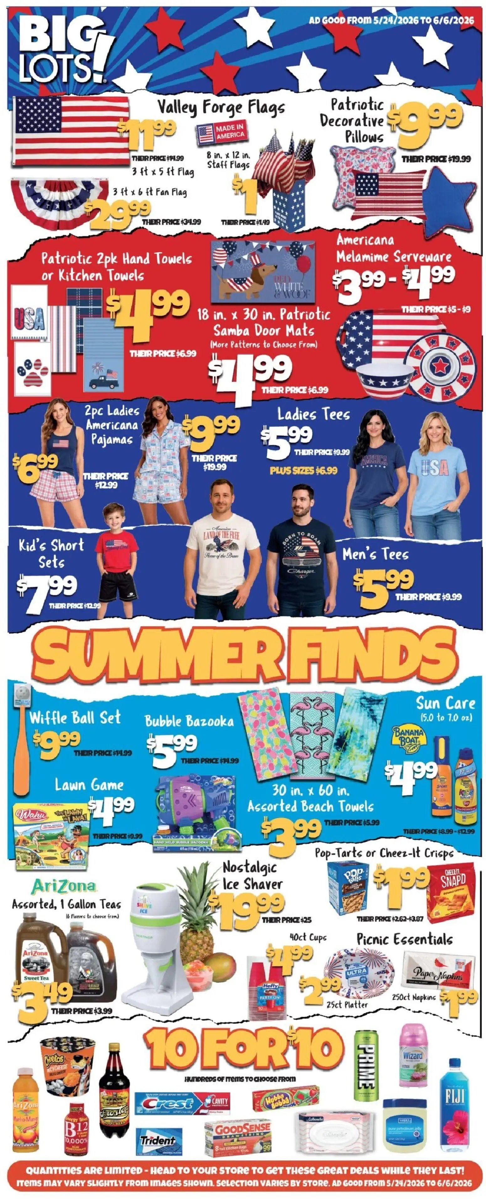 Big Lots offer from 05/24/2026 Big Lots Weekly Ad