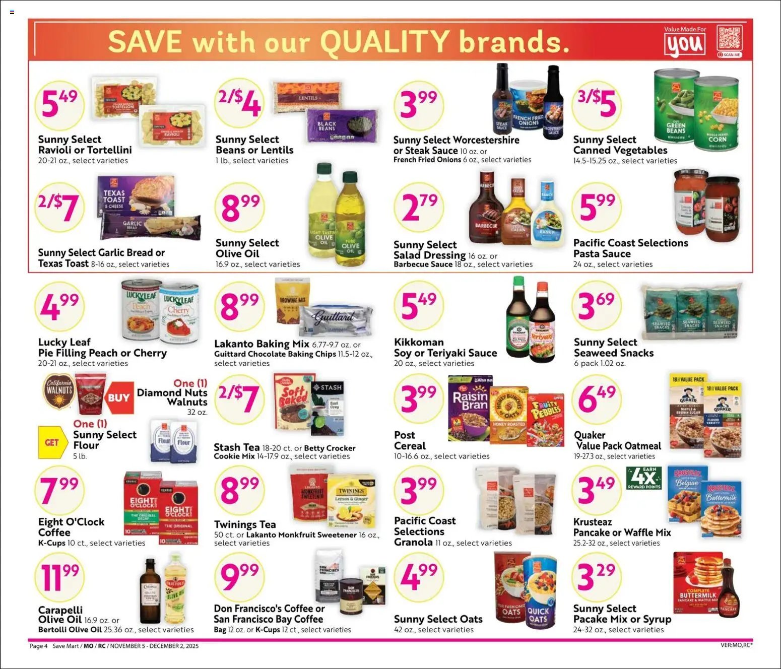 Save Mart offer from 11/05/2025 Big Book of Savings