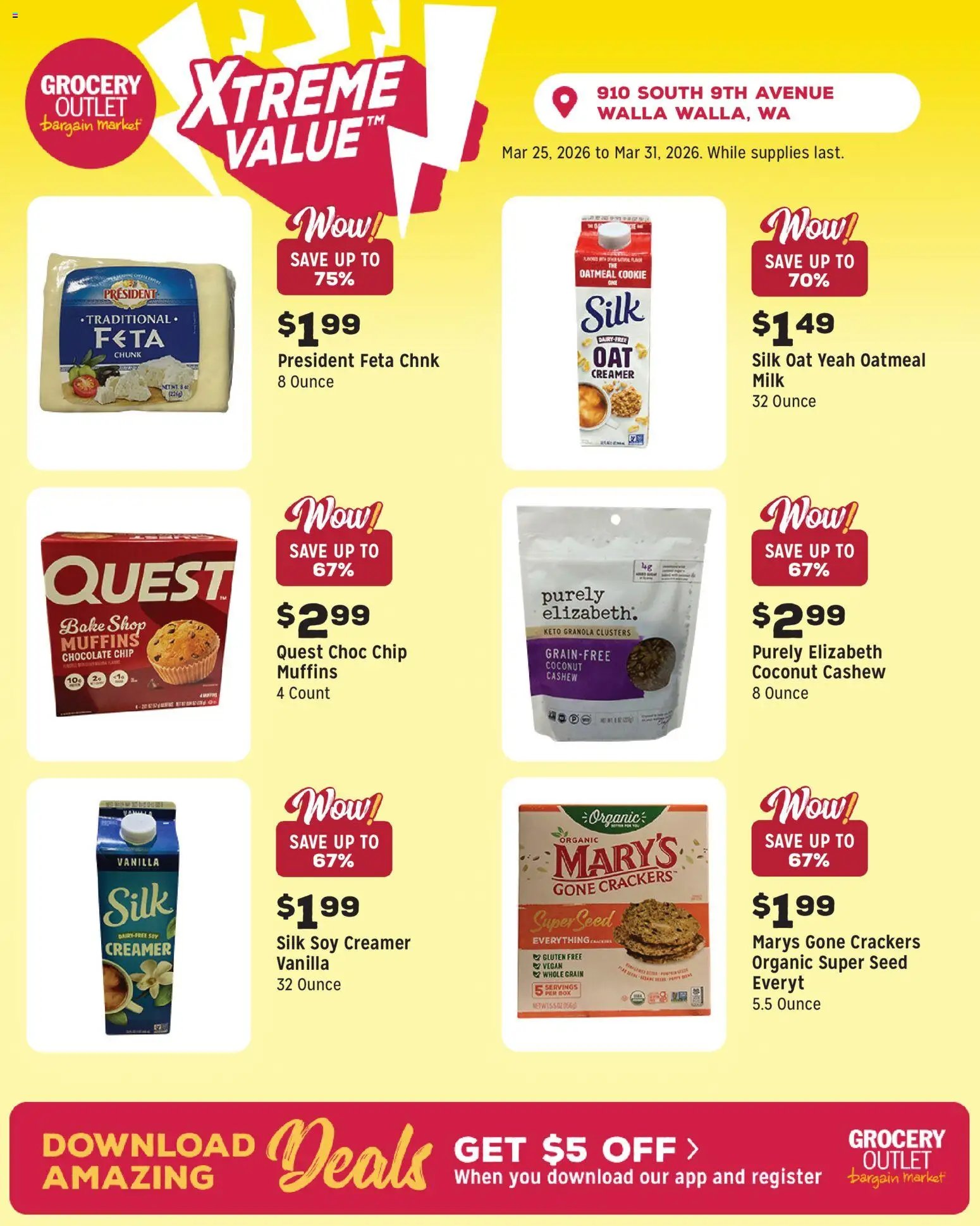Grocery Outlet offer from 03/25/2026 Grocery Outlet Weekly Ad