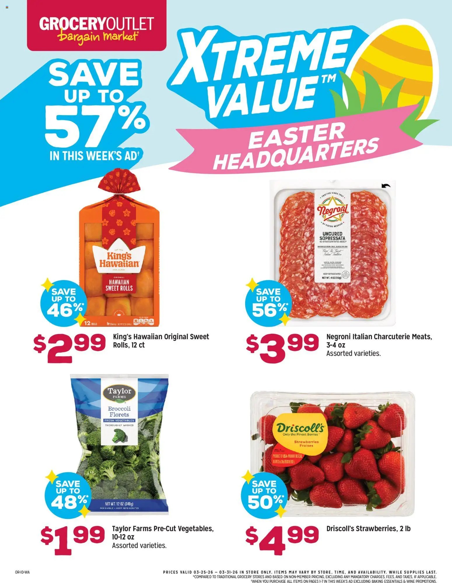 Grocery Outlet offer from 03/25/2026 Grocery Outlet Weekly Ad