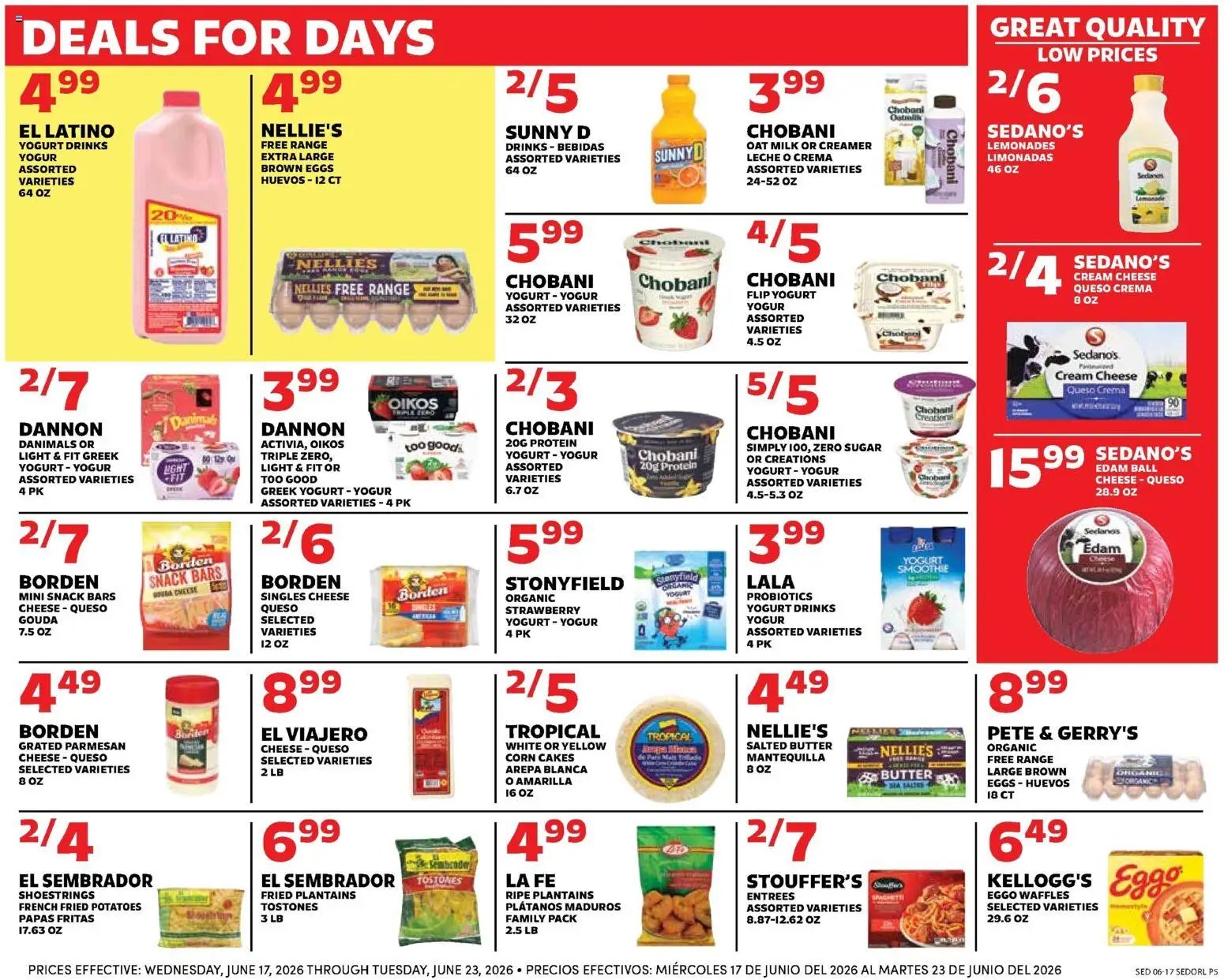 Sedano's offer from 06/17/2026 Sedano's Weekly Ad