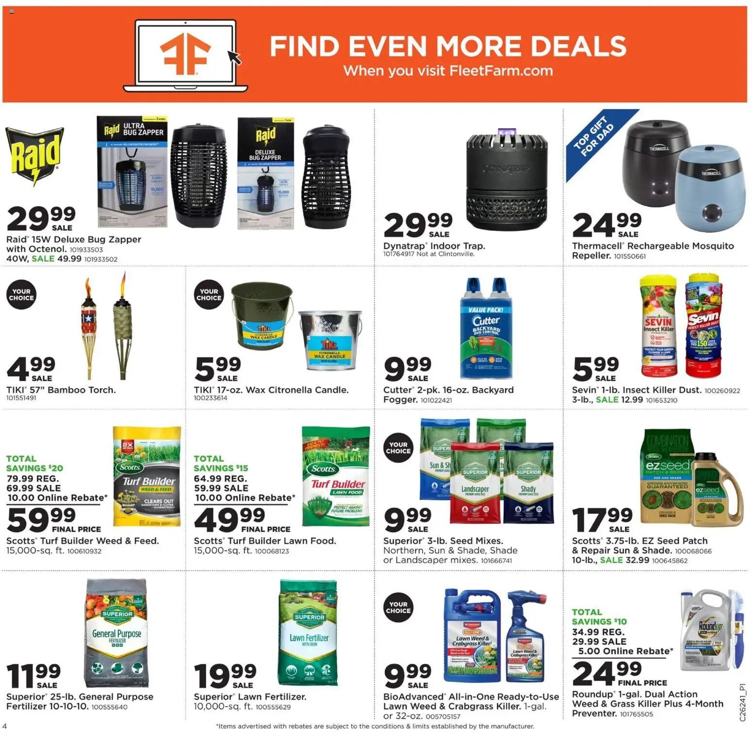 Mills Fleet Farm offer from 06/08/2026 Mills Fleet Farm Weekly Ad