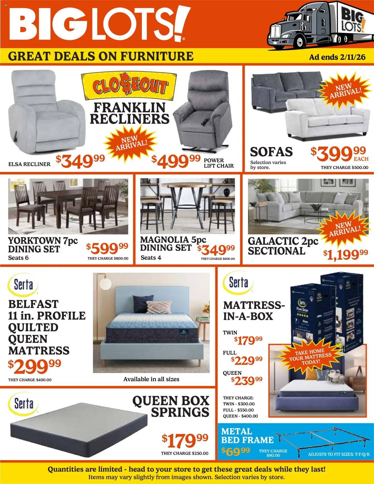 Big Lots offer from 02/08/2026 Weekly Ad