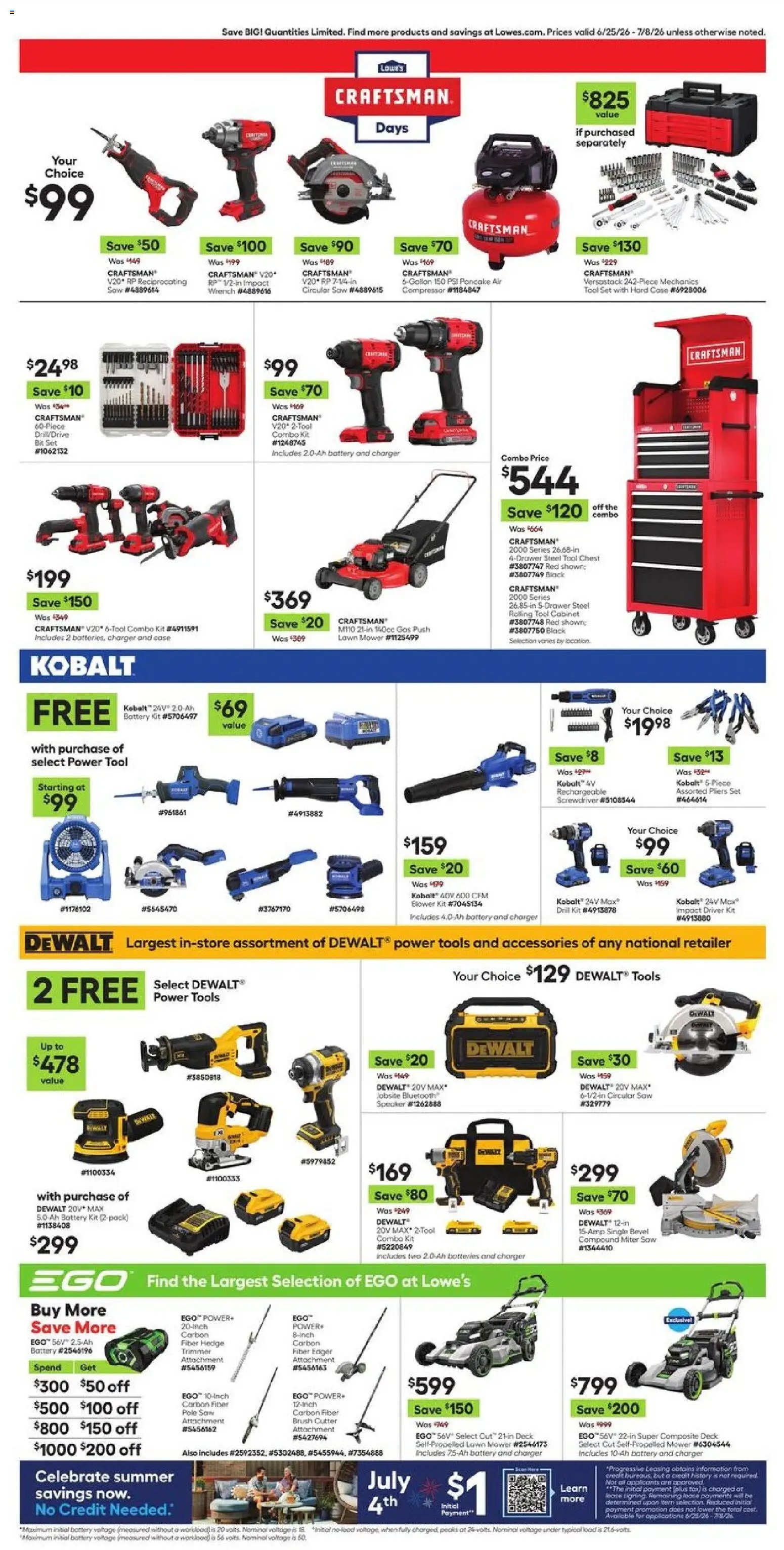 Lowe's offer from 06/25/2026 Lowe's Weekly Ad