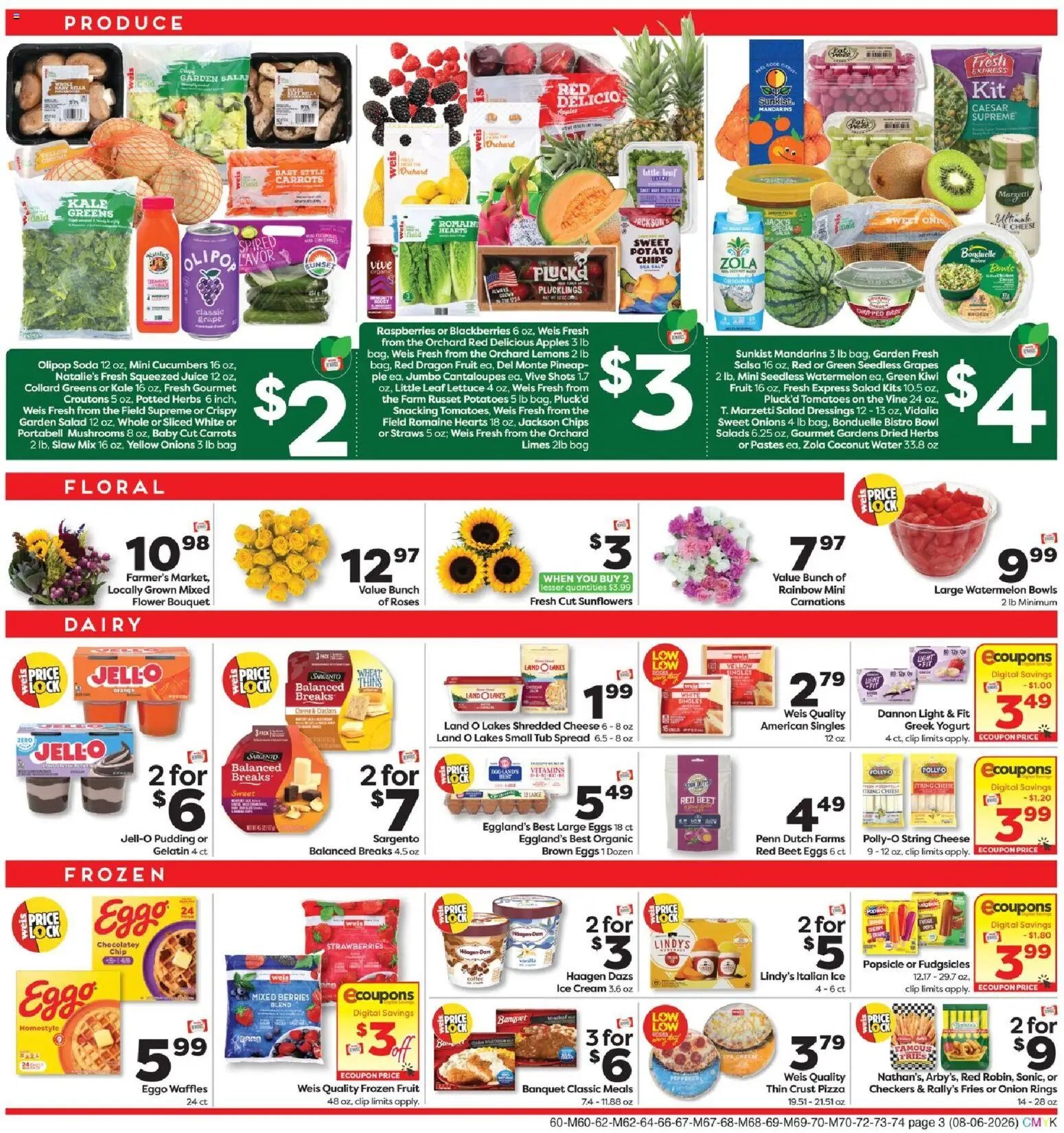 Weis offer from 08/06/2026 Weis Grand Opening
