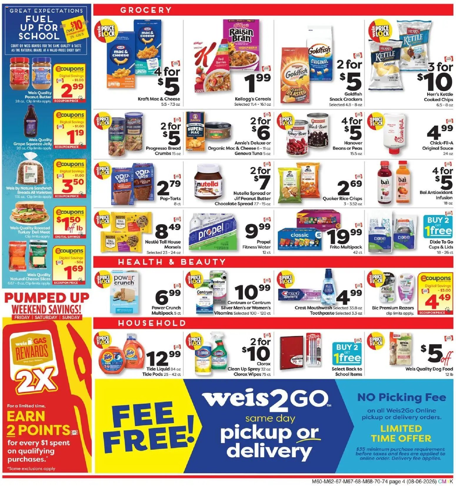 Weis offer from 08/06/2026 Weis Grand Opening