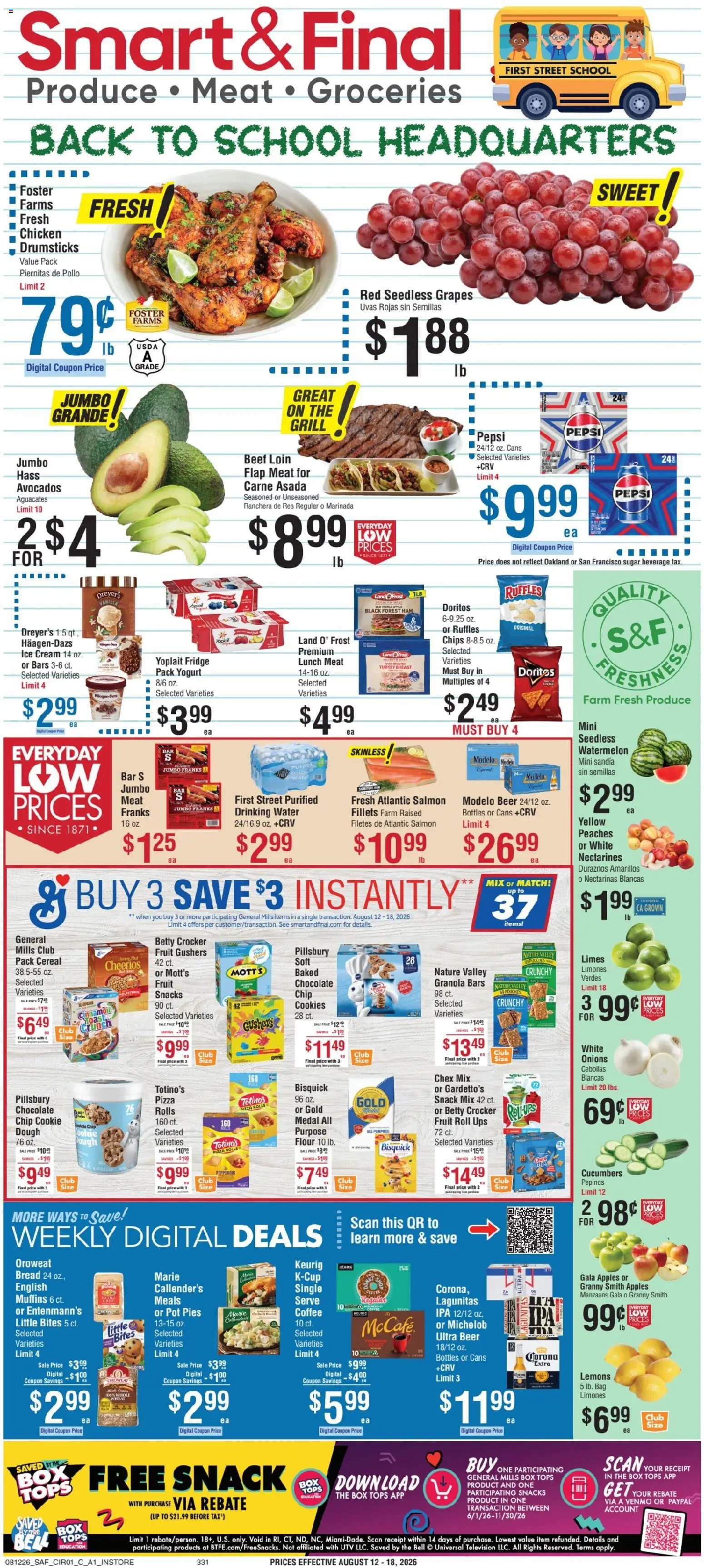 Smart & Final offer from 08/12/2026 Smart & Final Weekly Ad